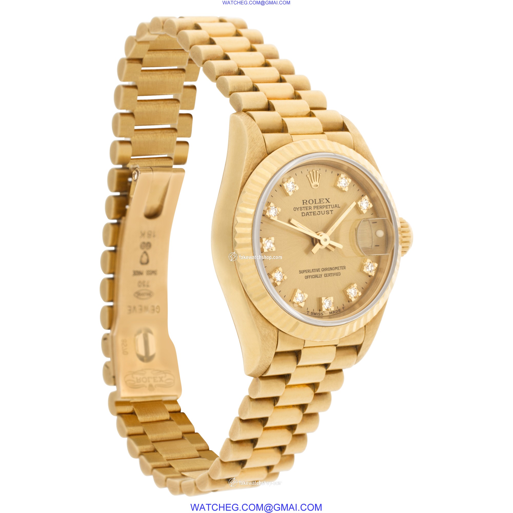 Rolex 69178 Datejust Automatic Female 18k Yellow Gold 4