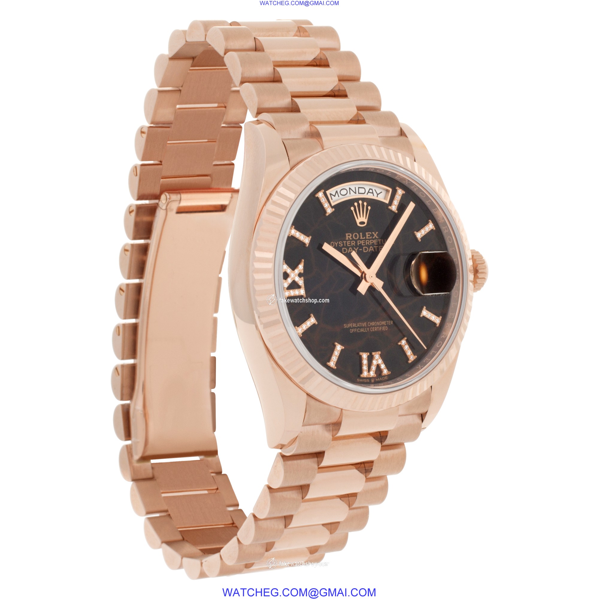 Rolex 128235 Day-Date Automatic Unisex 18k rose gold 4