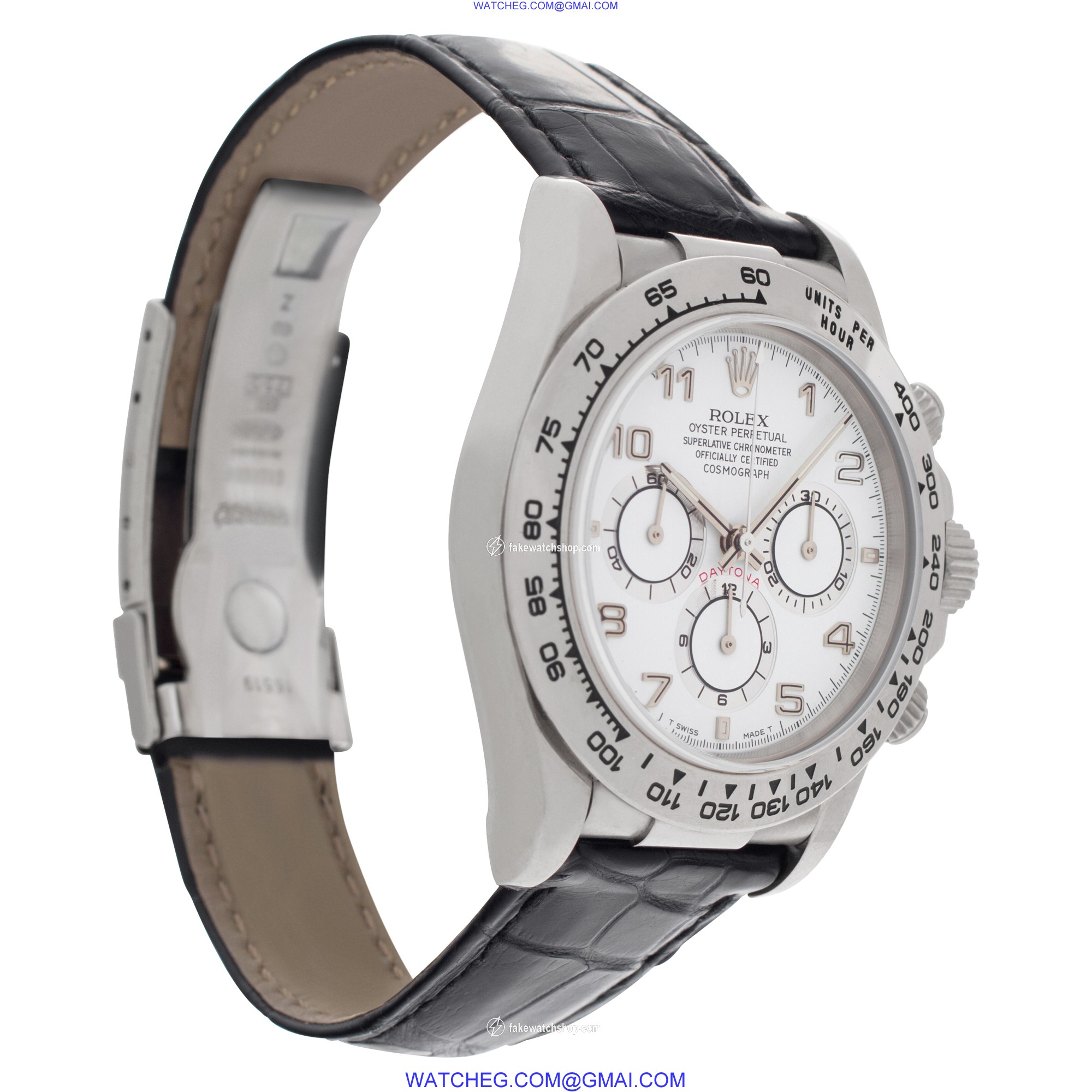 Rolex 16519 Daytona Automatic Male 18k White Gold 4
