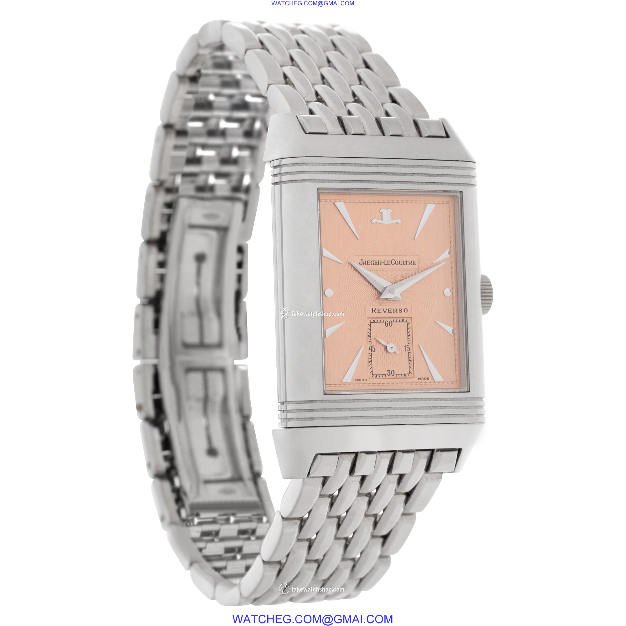 Jaeger LeCoultre 270.3.62 Reverso Manual Male 18k White Gold 4