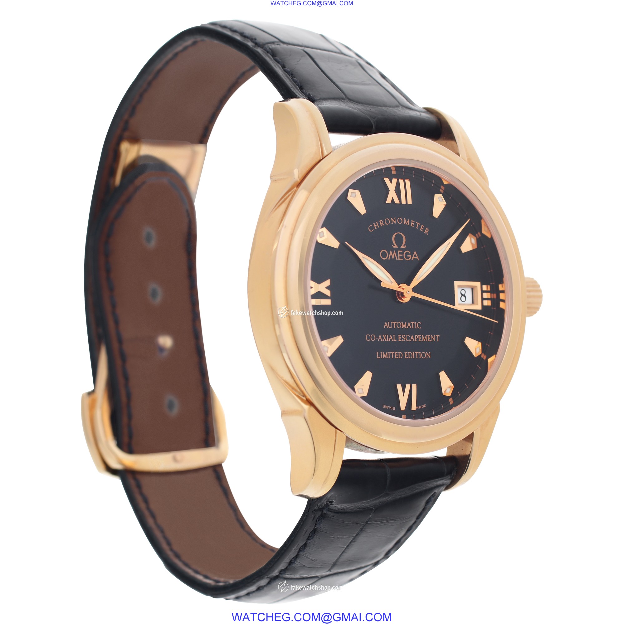 Omega 5931.81.23 De Ville Automatic Male 18k rose gold 4