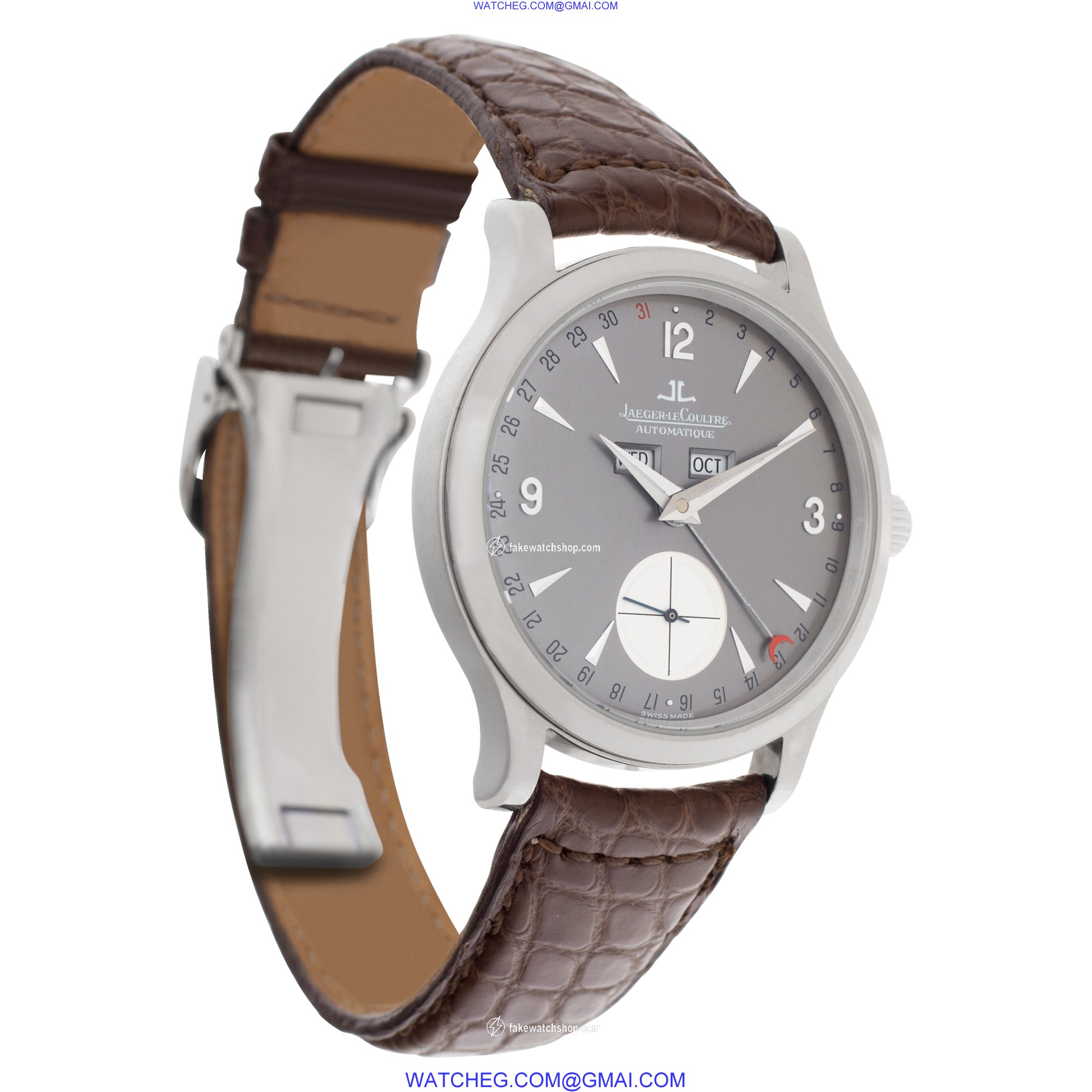 Jaeger LeCoultre 140.3.87 Master Control Automatic Male 18k White Gold 4