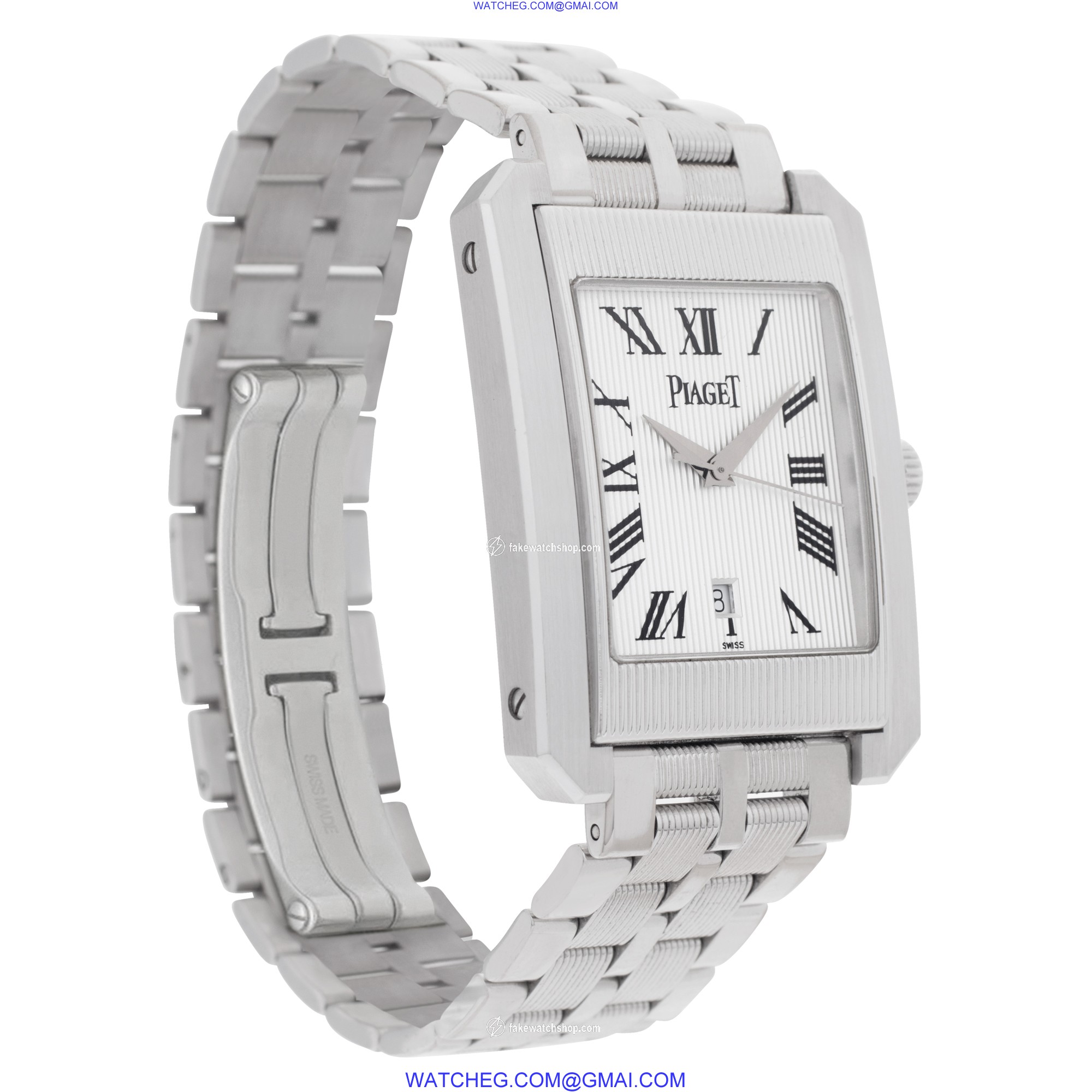 Piaget 26100 Protocol Automatic Male 18k White Gold 4