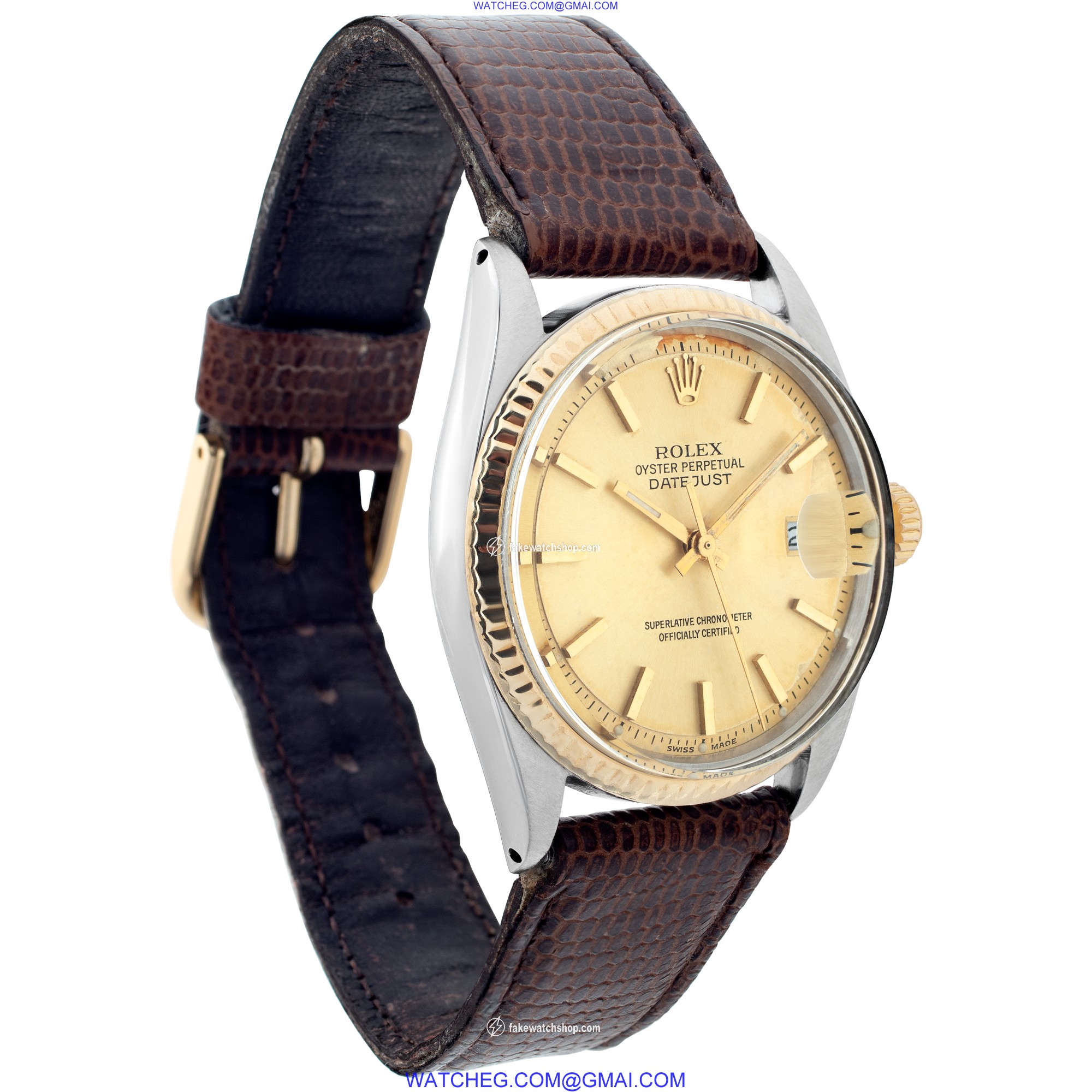 Rolex 1601  Automatic Male 14k gold & Stainless Steel 4