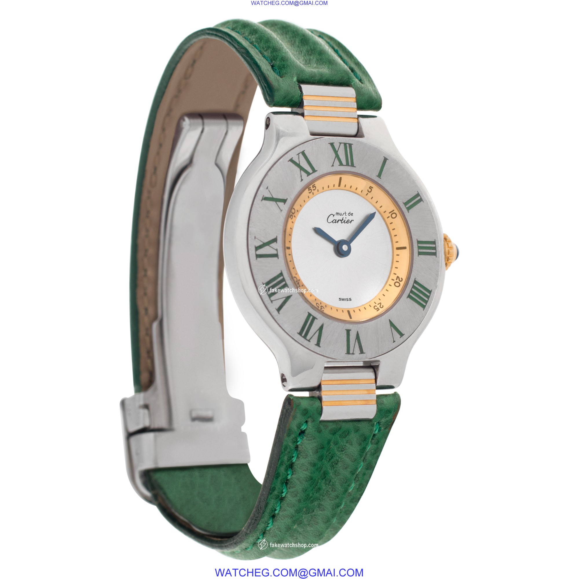 Cartier 1340 Must 21 Quartz Female Stainless Steel 4