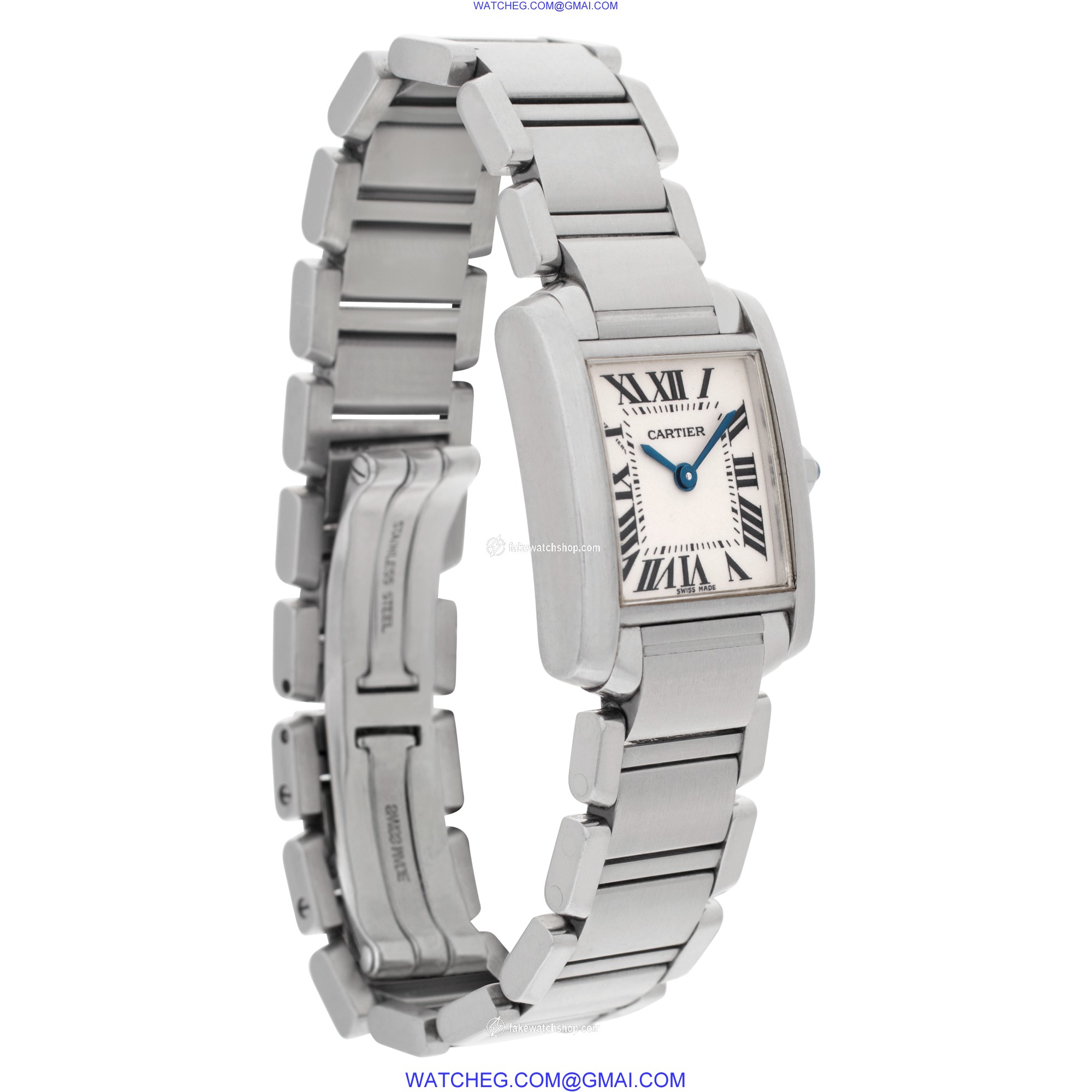 Cartier W51008q3 Tank Francaise Quartz Female Stainless Steel 4