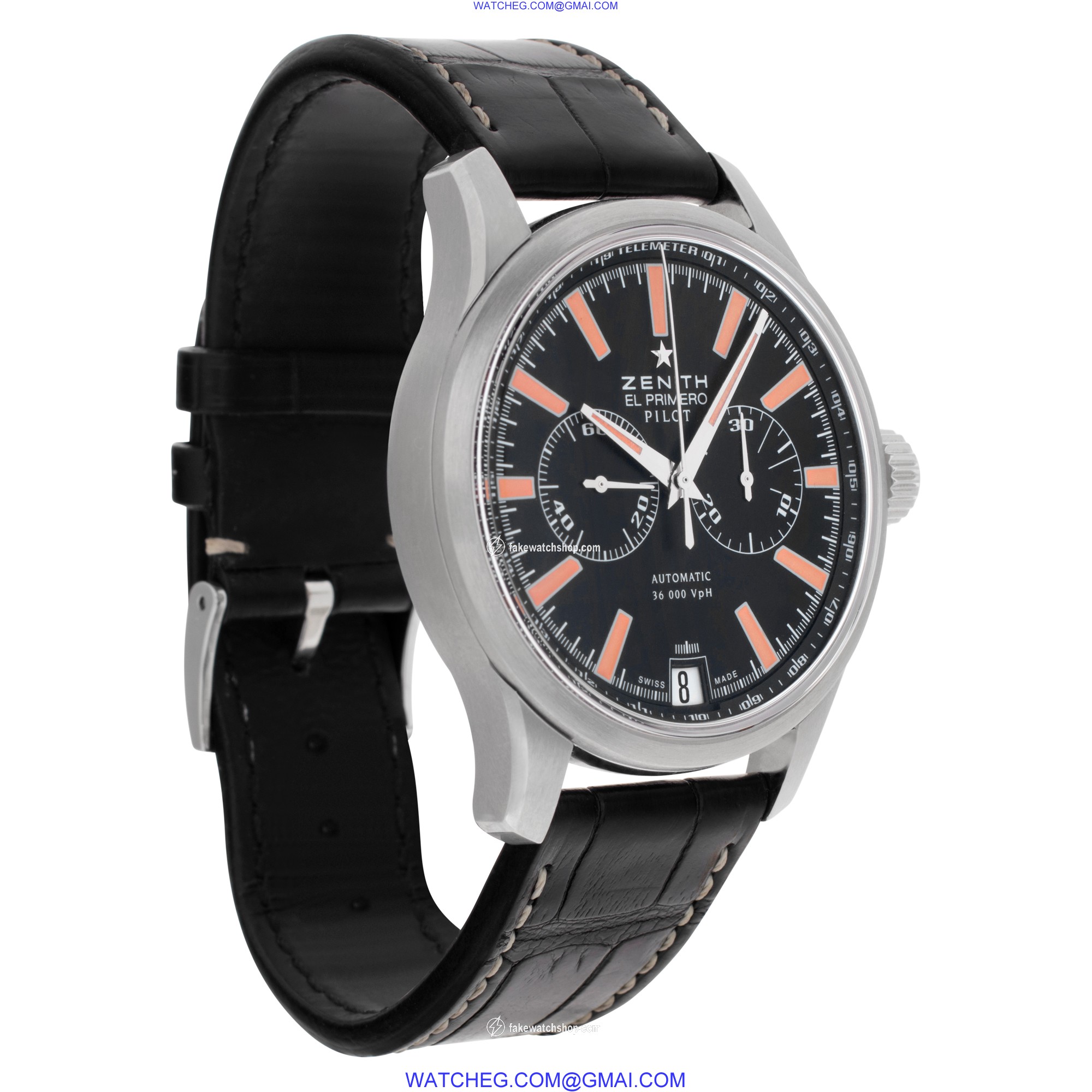 Zenith 03.2119.4002/24.C719 El Primero Automatic Male Stainless Steel 4