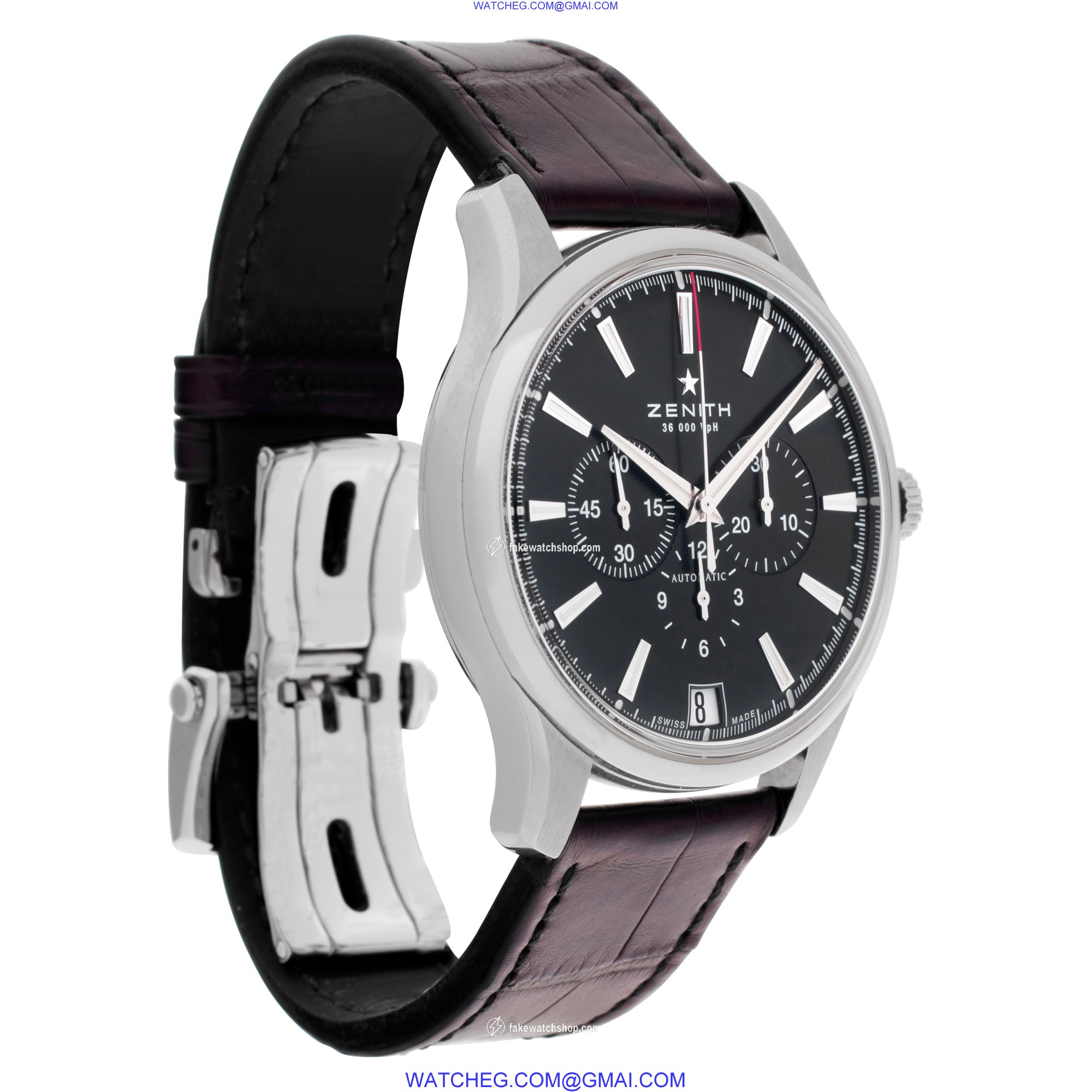 Zenith 03.2110.400/22.C493 El Primero Automatic Male Stainless Steel 4