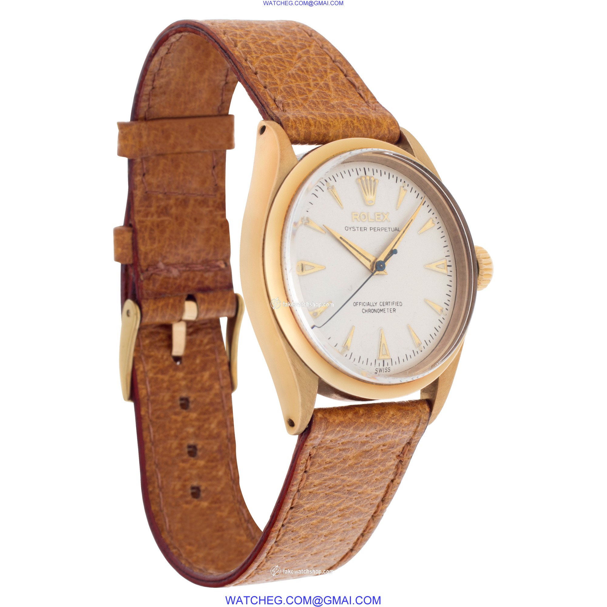Rolex 6584 Oyster Perpetual Automatic Unisex 14k yellow gold 4