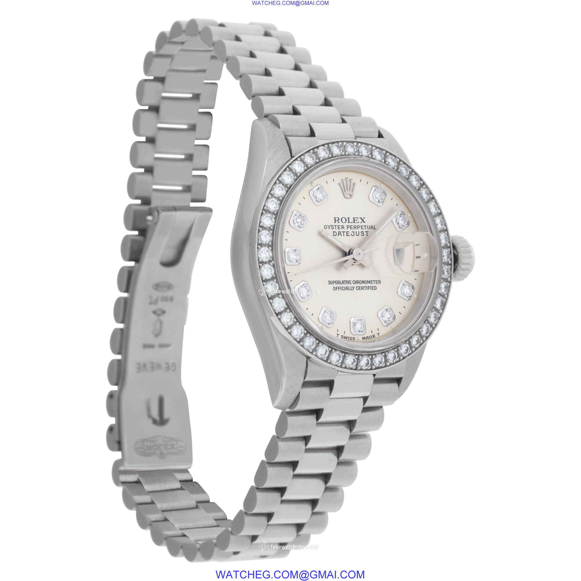 Rolex 69136 Datejust Automatic Female Platinum 4