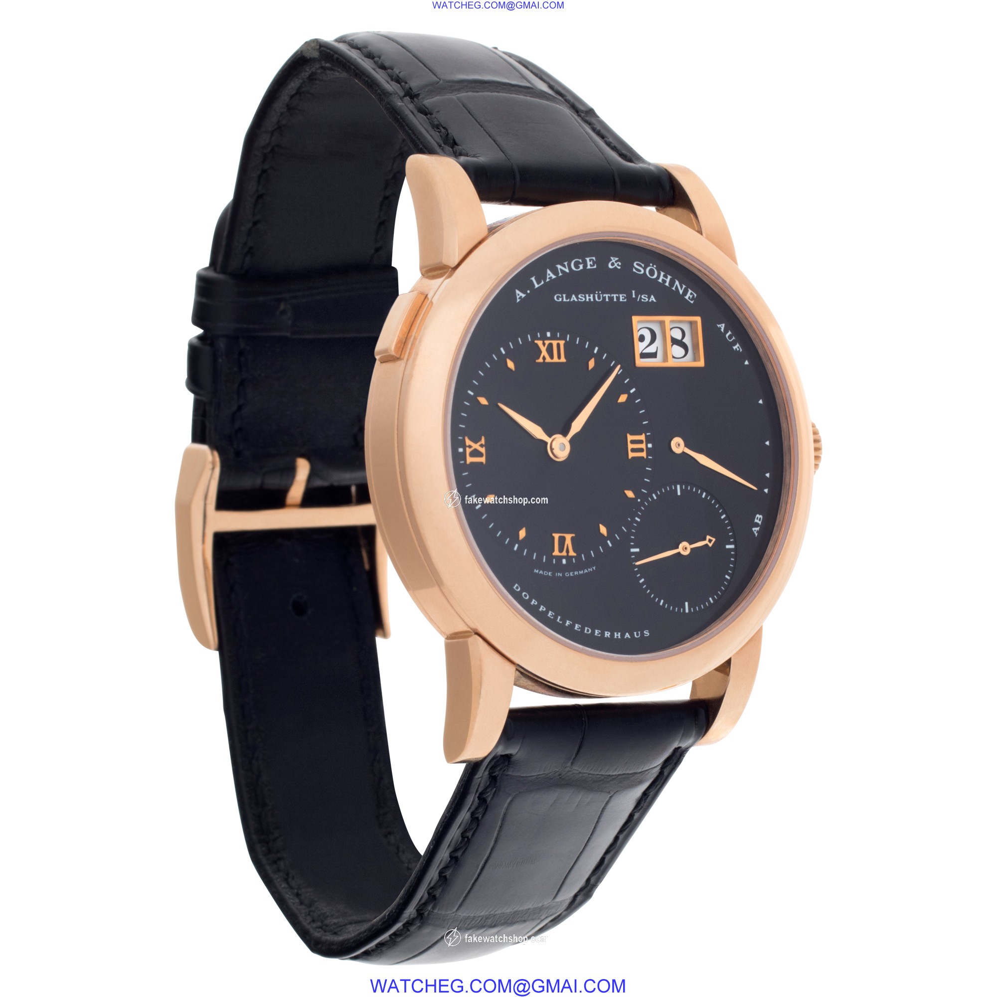 A. Lange & Sohne 101.032 Lange 1 Manual Male 18k rose gold 4