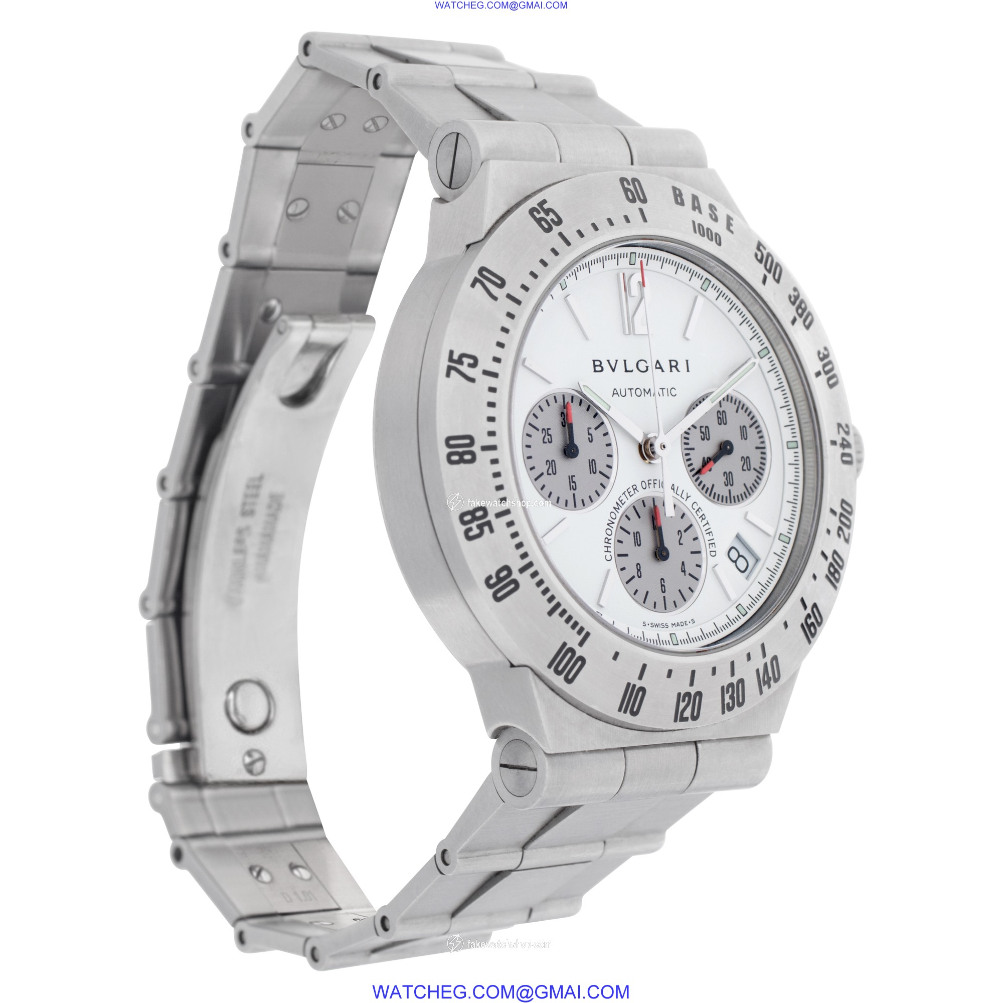 Bvlgari CH 40 ST a Diagono Automatic Unisex Stainless Steel 4