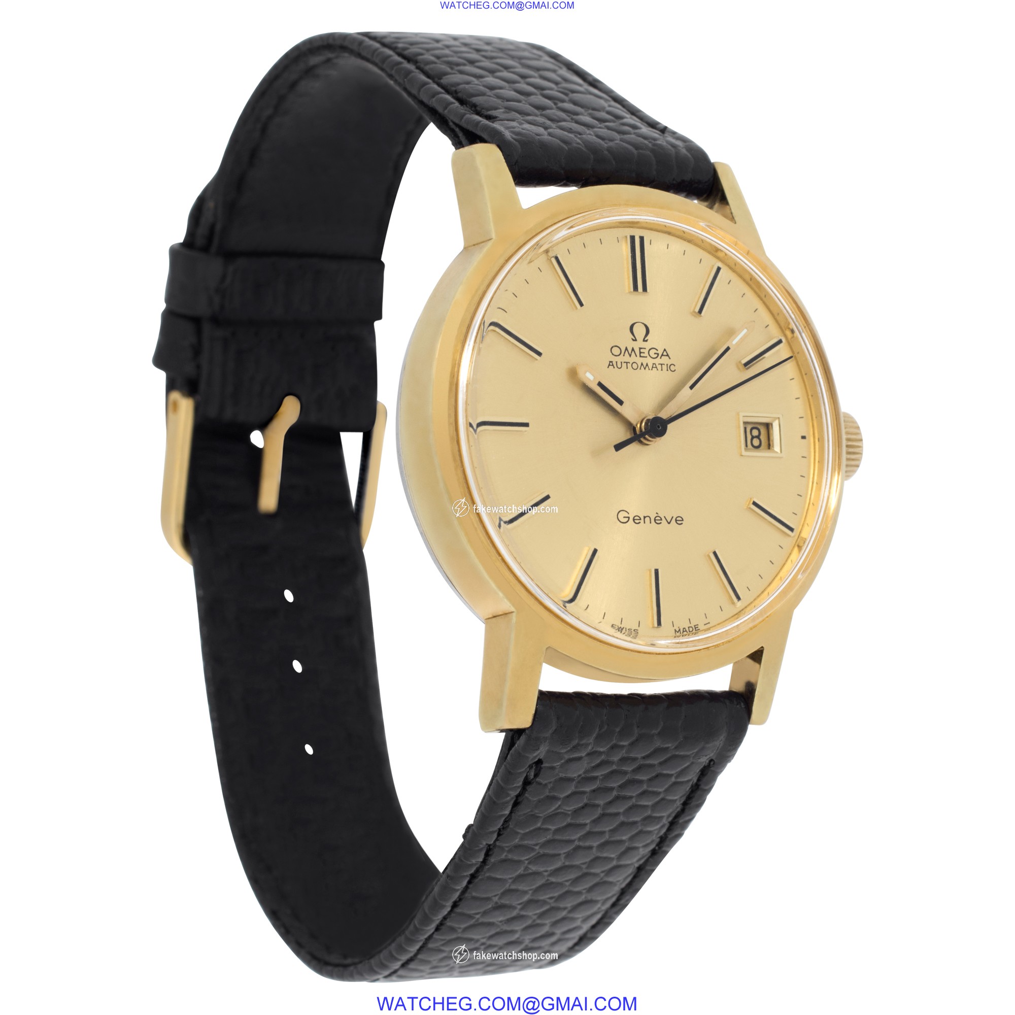 Omega 166.0098 Geneve Automatic Male Gold Plate 4