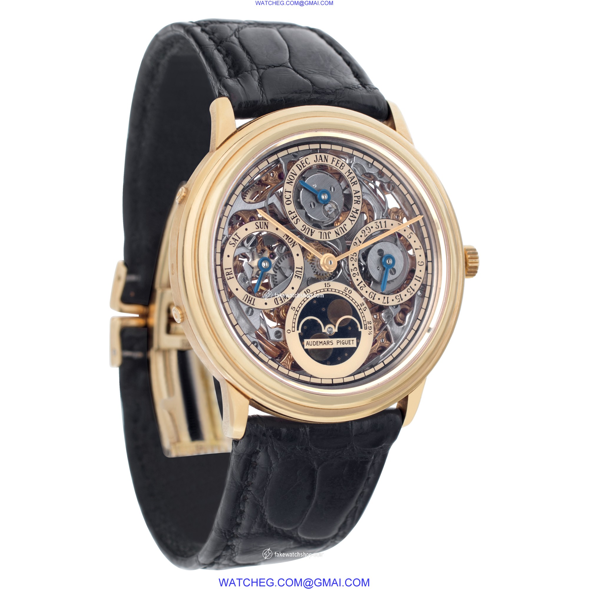 Audemars Piguet Audemars Piguet 409 Quantieme Automatic Male 18k yellow gold 4