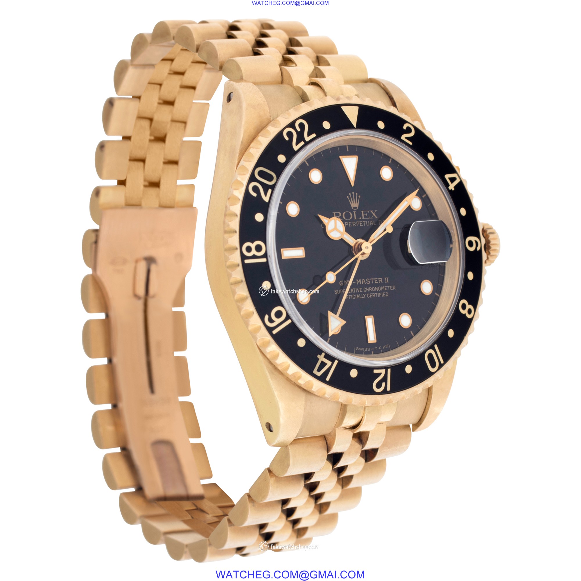 Rolex 16718 GMT-Master Automatic Male 18k yellow gold 4