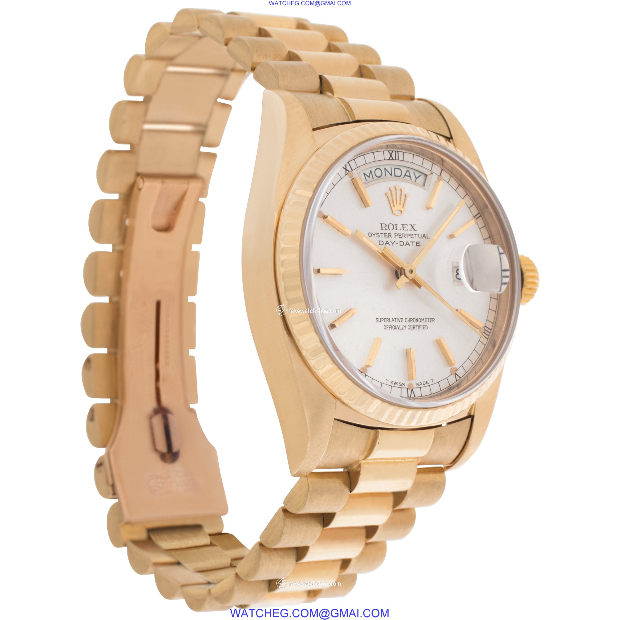 Rolex 18038 Day-Date Automatic Unisex 18k yellow gold 4