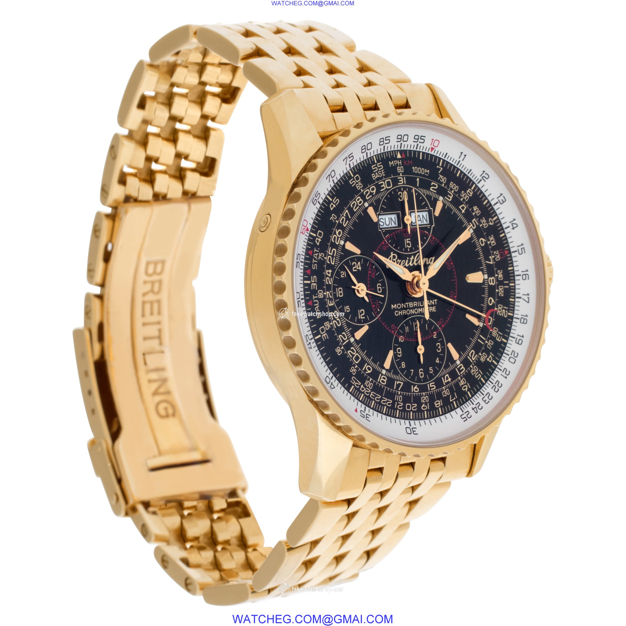 Breitling k2133012 Montbrillant Automatic Male 18k yellow gold 4