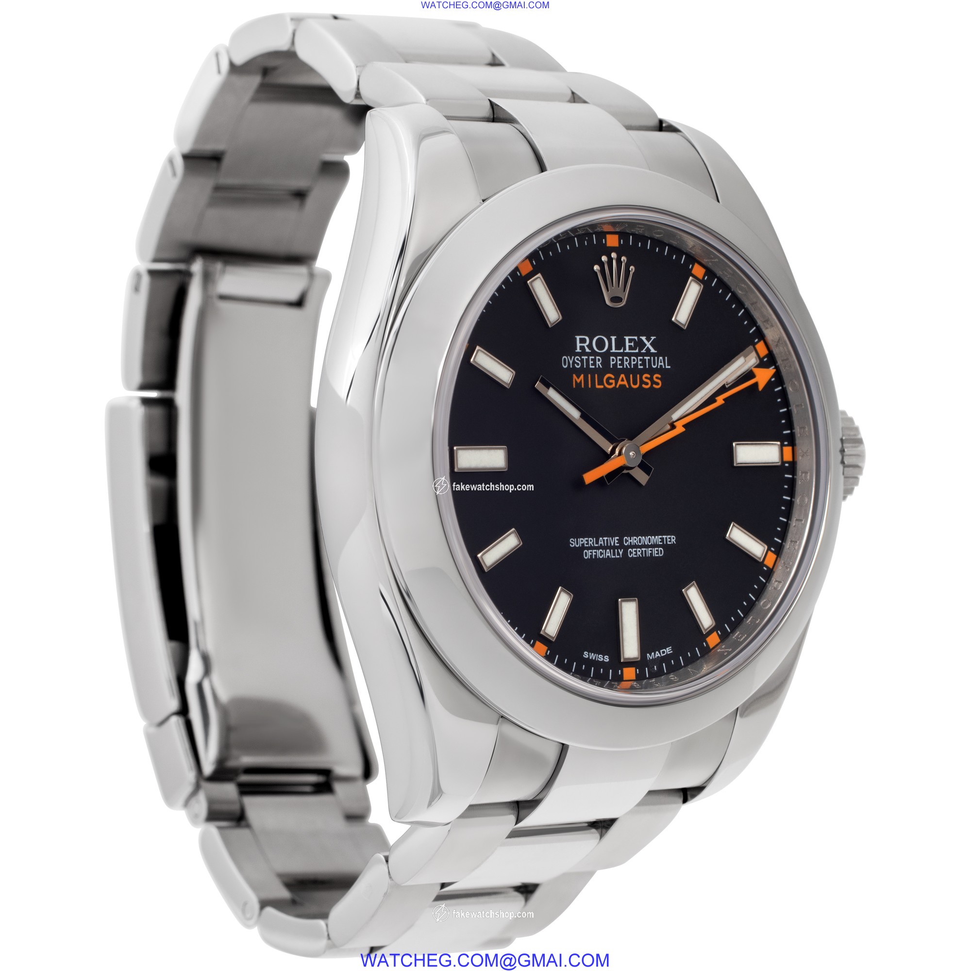Rolex 116400 Milgauss Automatic Male Stainless Steel 4