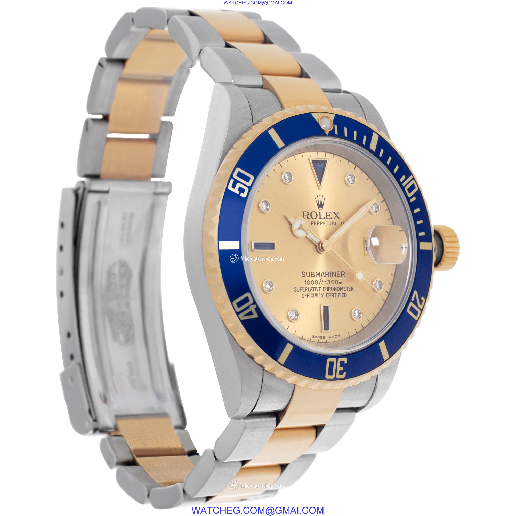 Rolex 16613 Submariner Automatic Male 18k gold & Stainless Steel 4