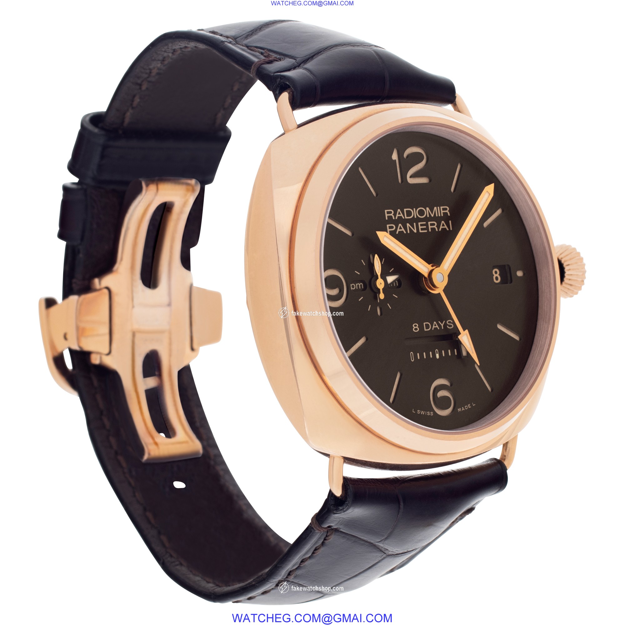 Panerai PAM395 Radiomir Manual Male 18k rose gold 4