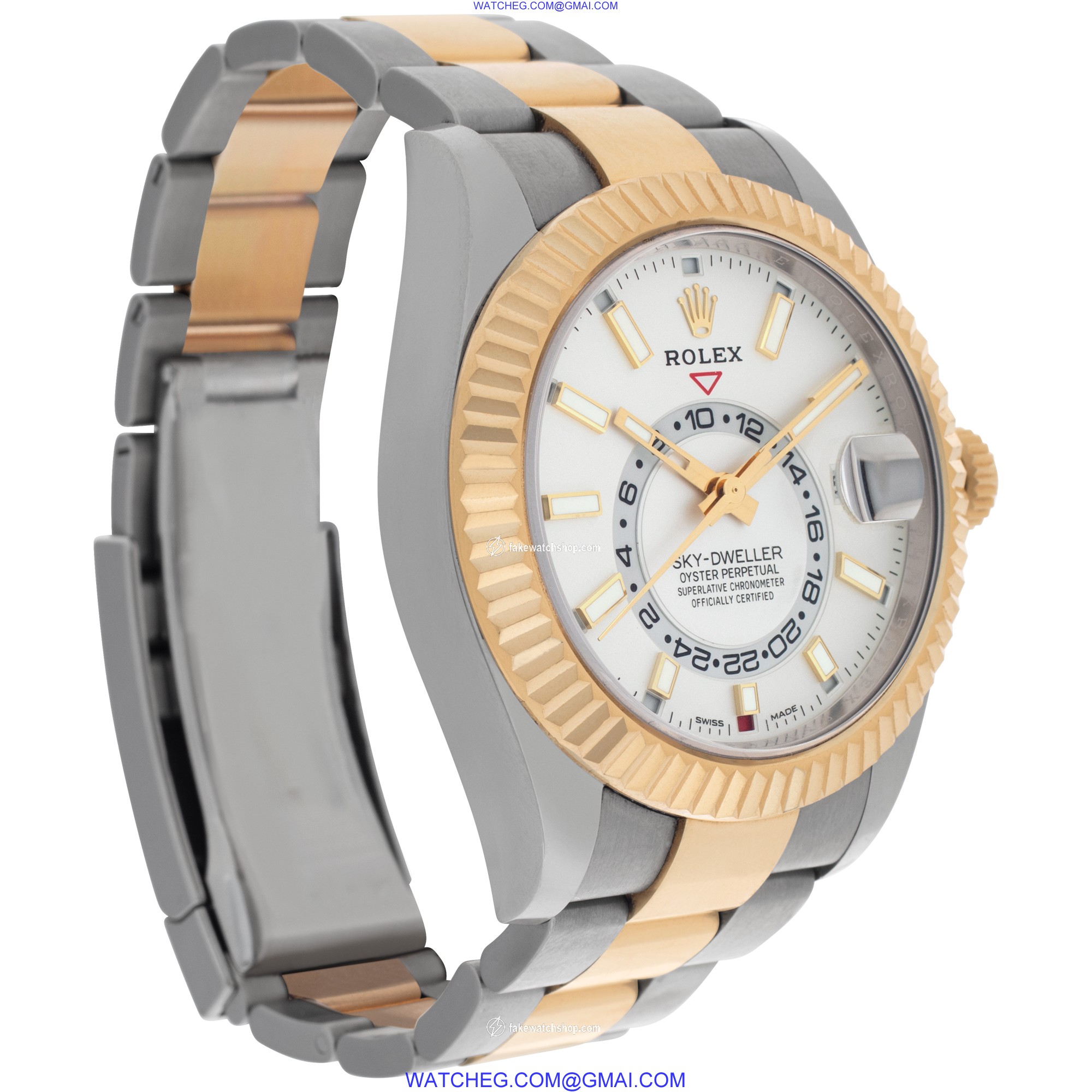 Rolex 326933 Sky-Dweller Automatic Male 18k gold & Stainless Steel 4