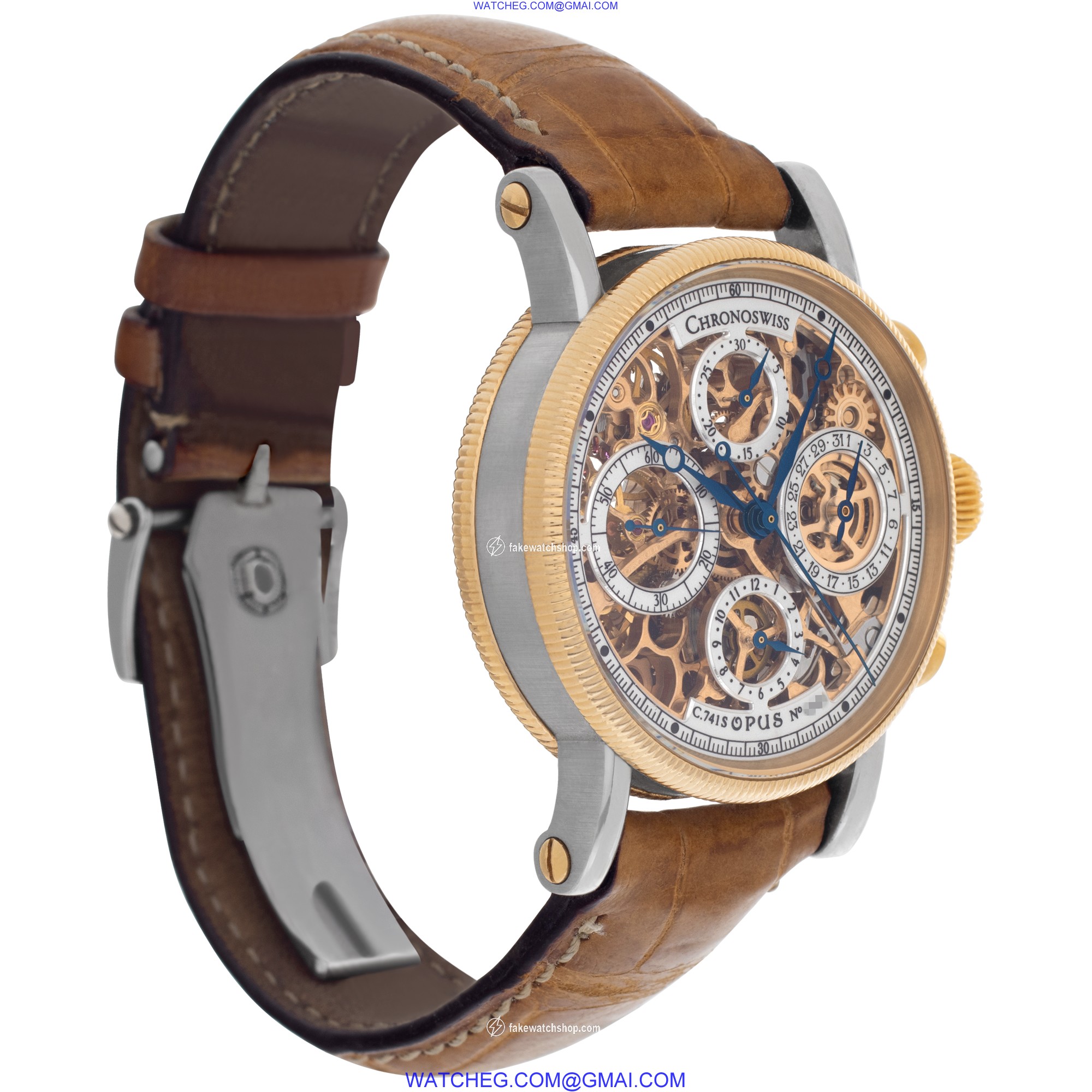 Chronoswiss CH 4433 Opus Automatic Male 18k gold & Stainless Steel 4