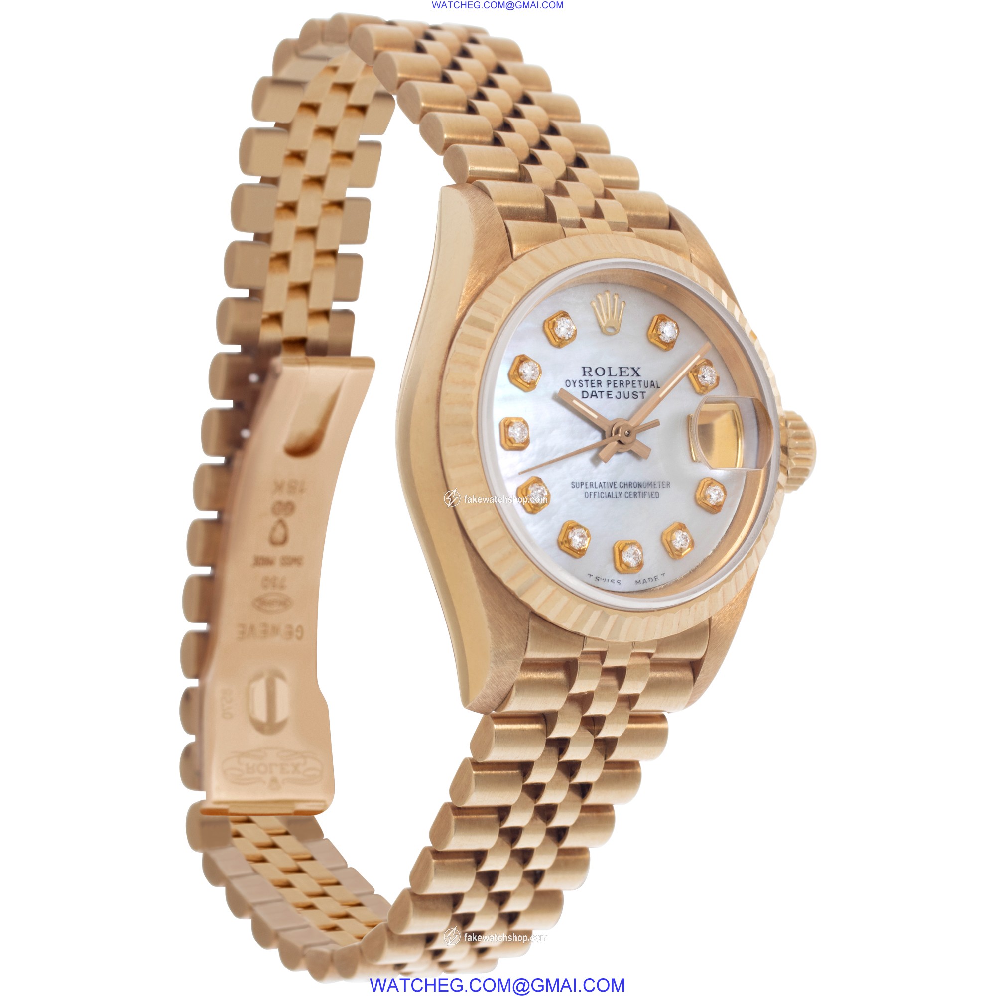 Rolex 69178 Datejust Automatic Female 18k Yellow Gold 4