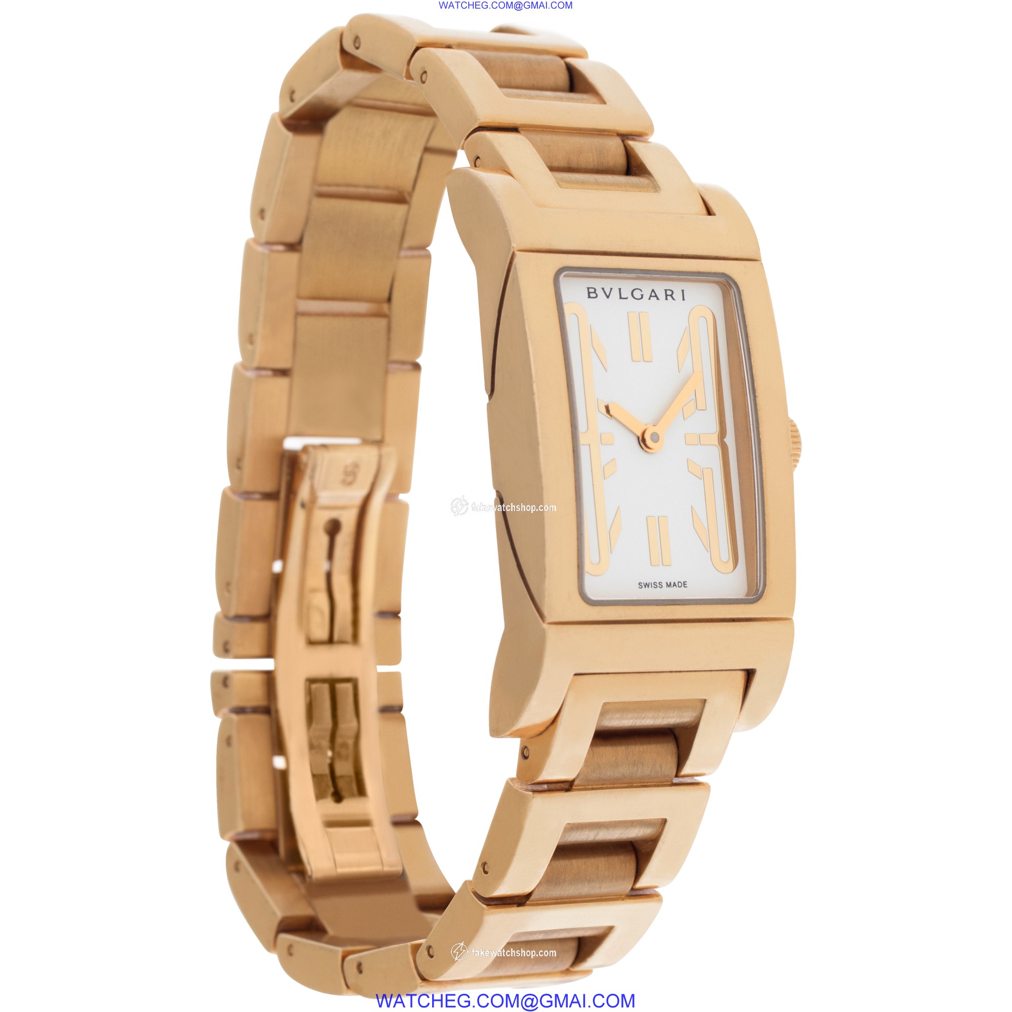 Bvlgari rt 39 g Rettangolo Quartz Female 18k yellow gold 4