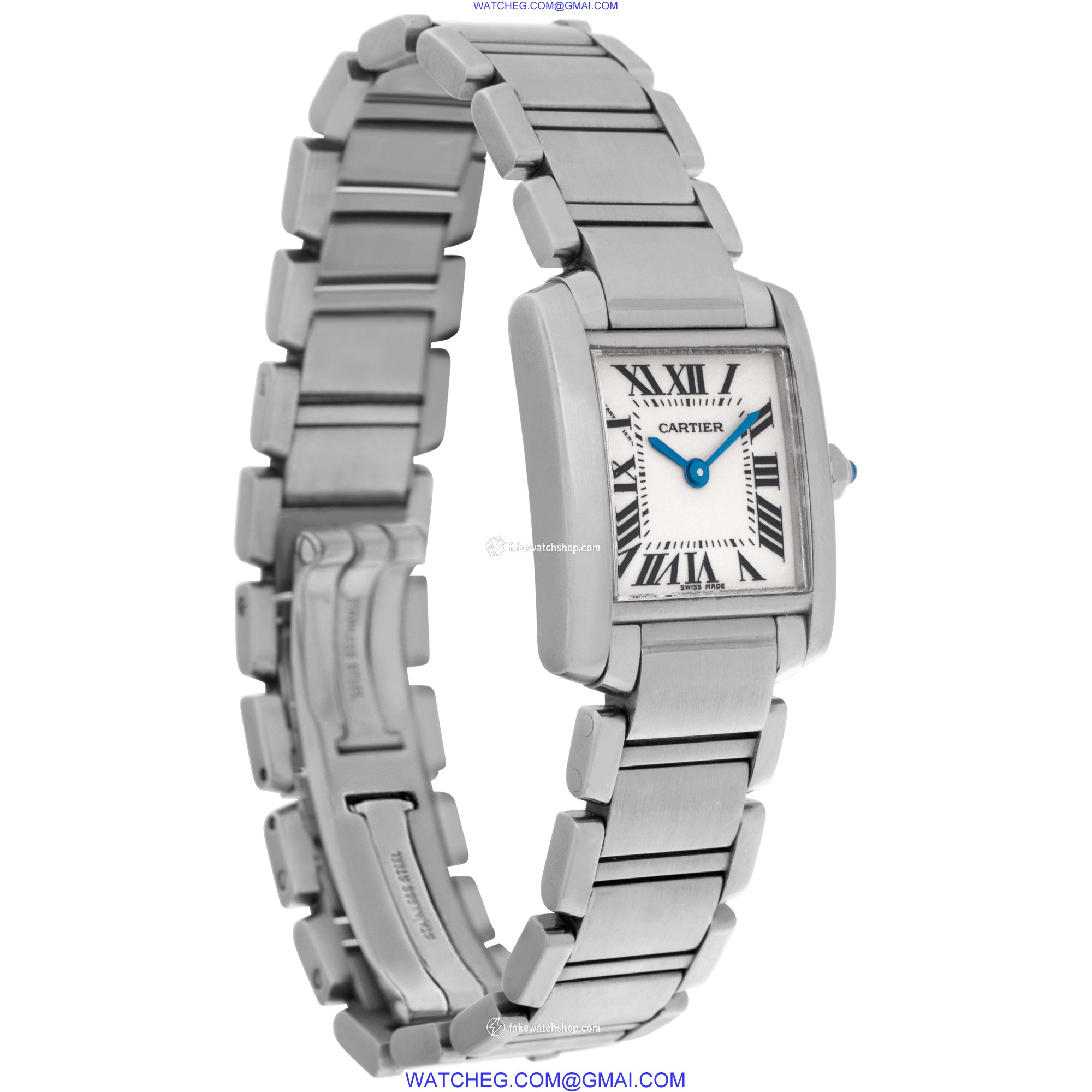 Cartier w51008q3 Tank Francaise Quartz Female Stainless Steel 4