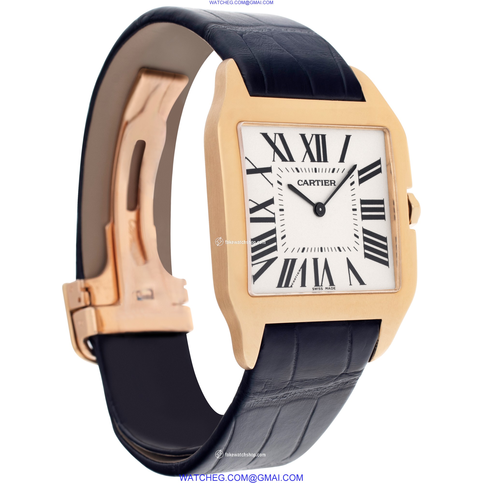 Cartier W2008751 Santos Dumont Manual Unisex 18k yellow gold 4