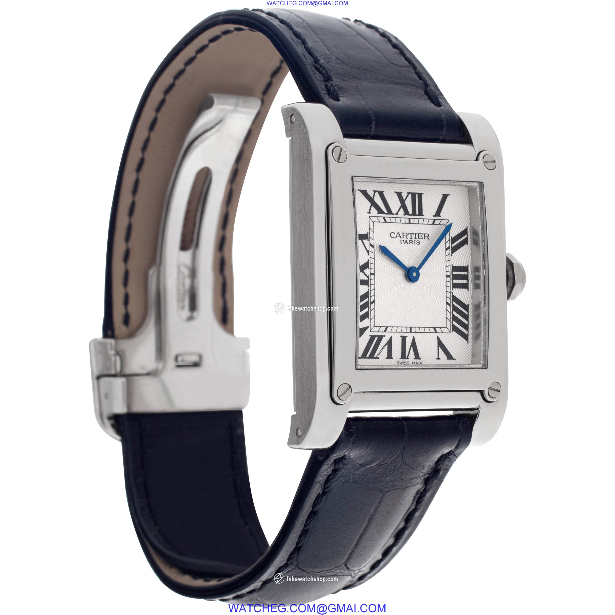 Cartier W1539951P Tank Manual Unisex Platinum 4