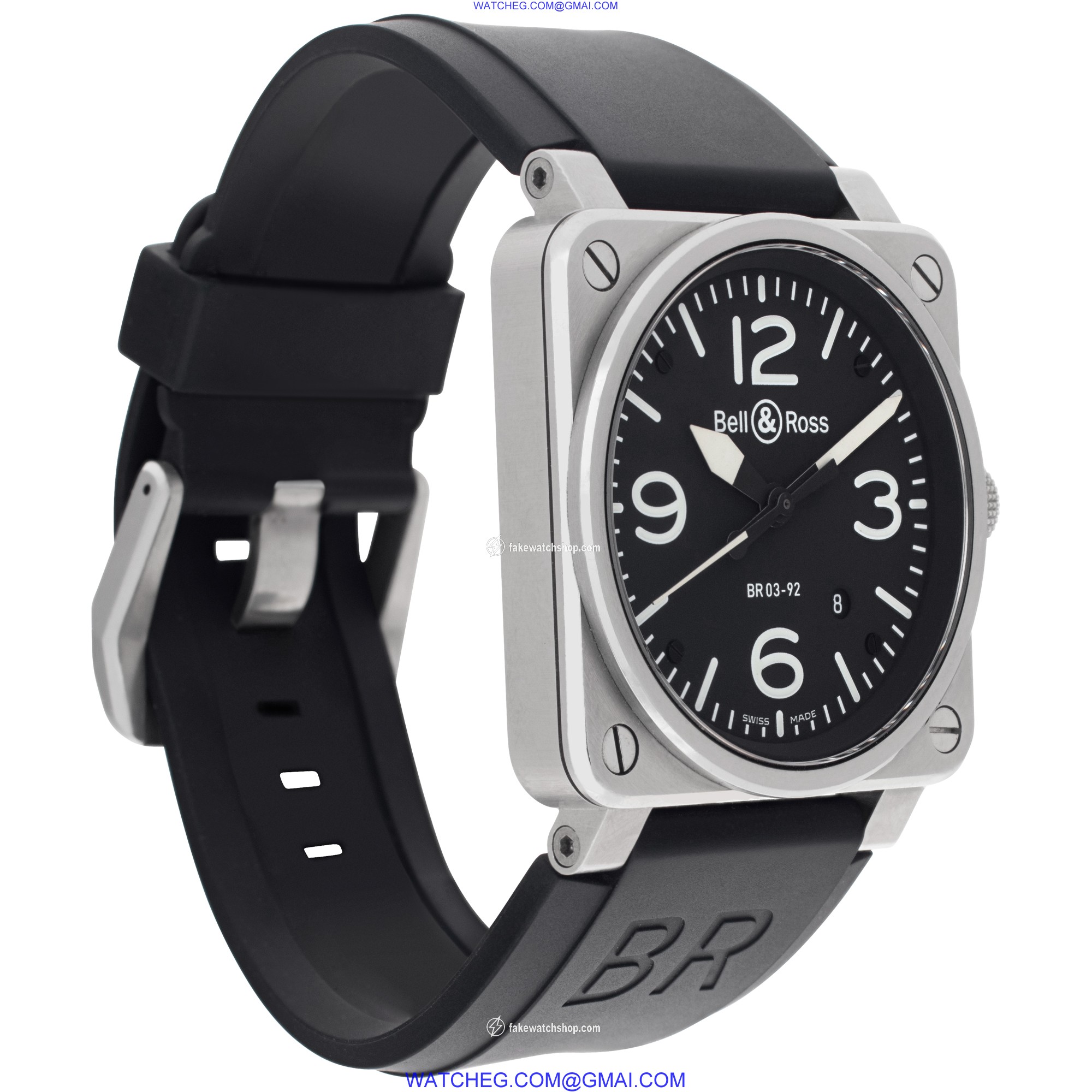 Bell & Ross BR03-92-S Aviation Automatic Male Stainless Steel 4