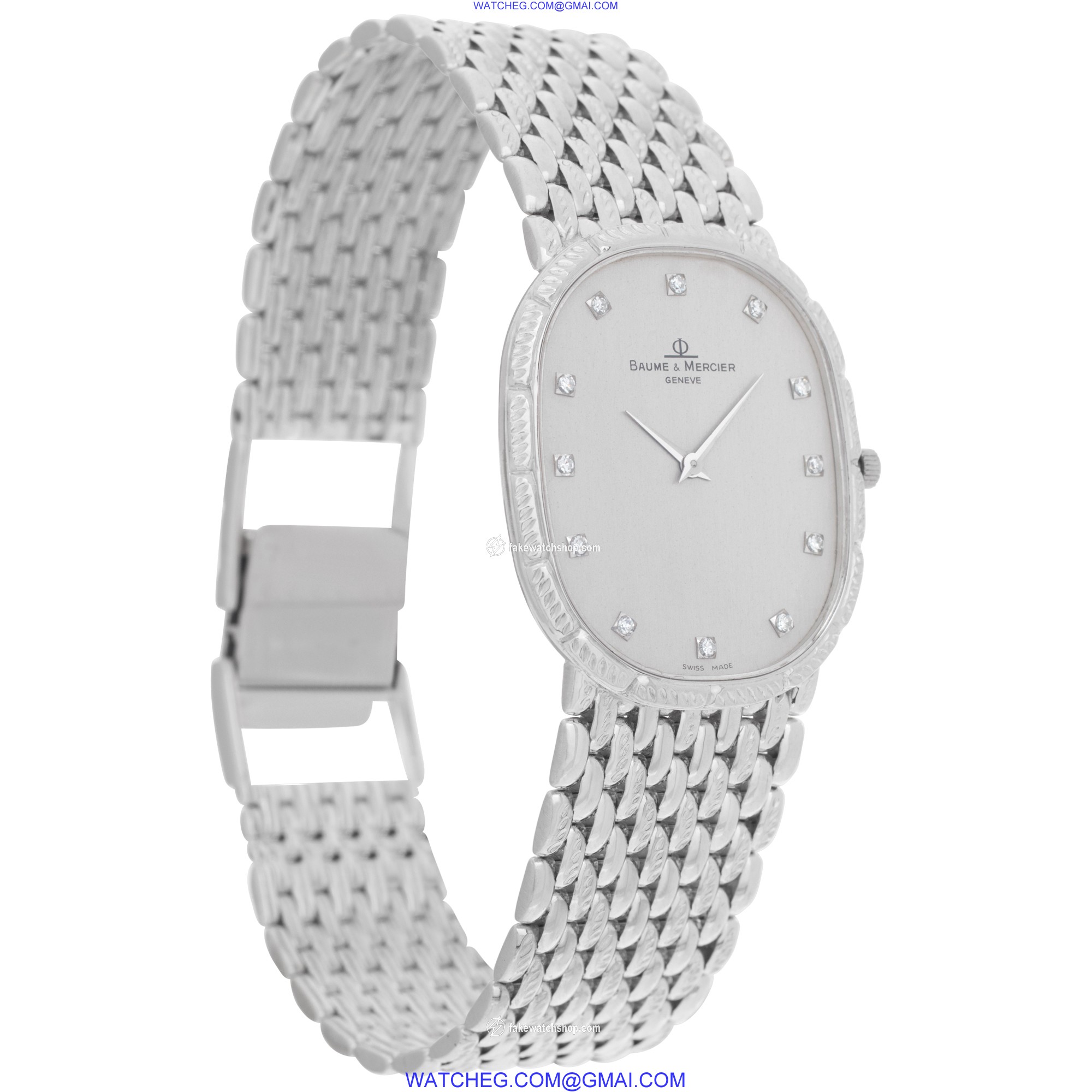 Baume & Mercier 17600 9 Classic Manual Male 18k White Gold 4