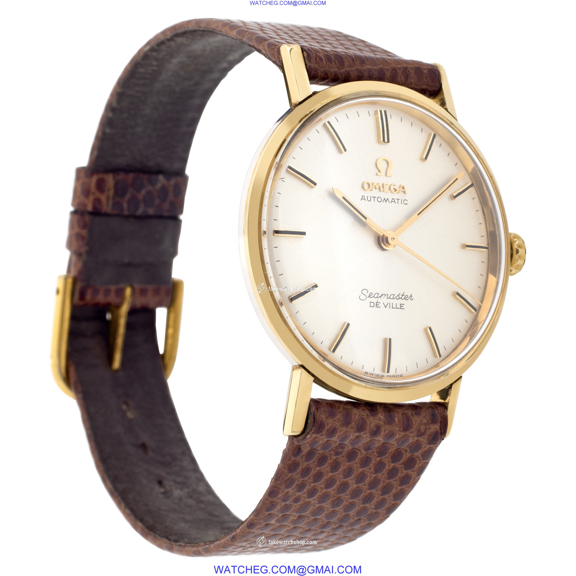 Omega LL6066 Seamaster Automatic Male Stainless Steel & Gold Plated 4