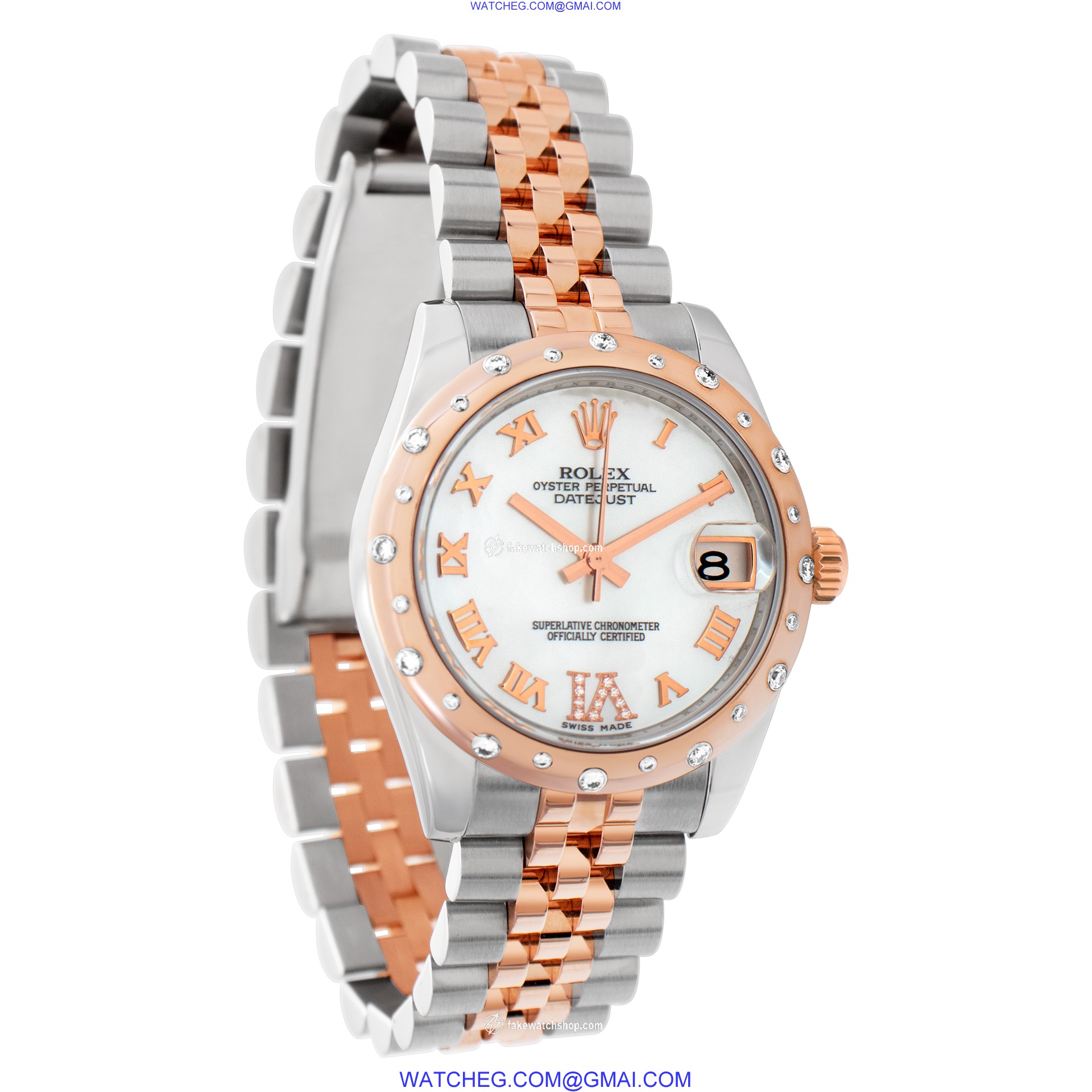 Rolex 178341 Datejust Automatic Female 18k rose gold & stainless steel 4