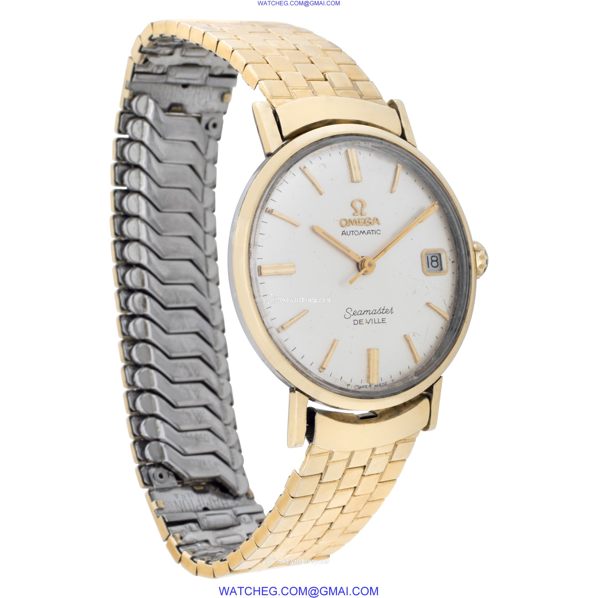 Omega km6068 Seamaster Automatic Male Gold Fill 4