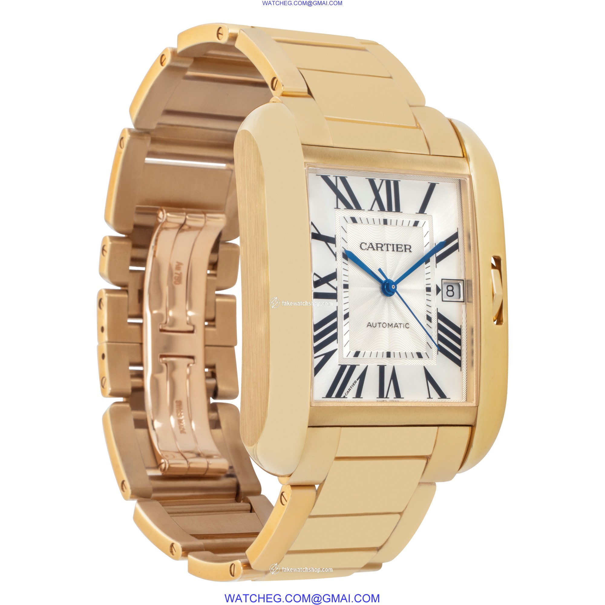 Cartier w5310018 Tank Anglaise XL Automatic Male 18k yellow gold 4