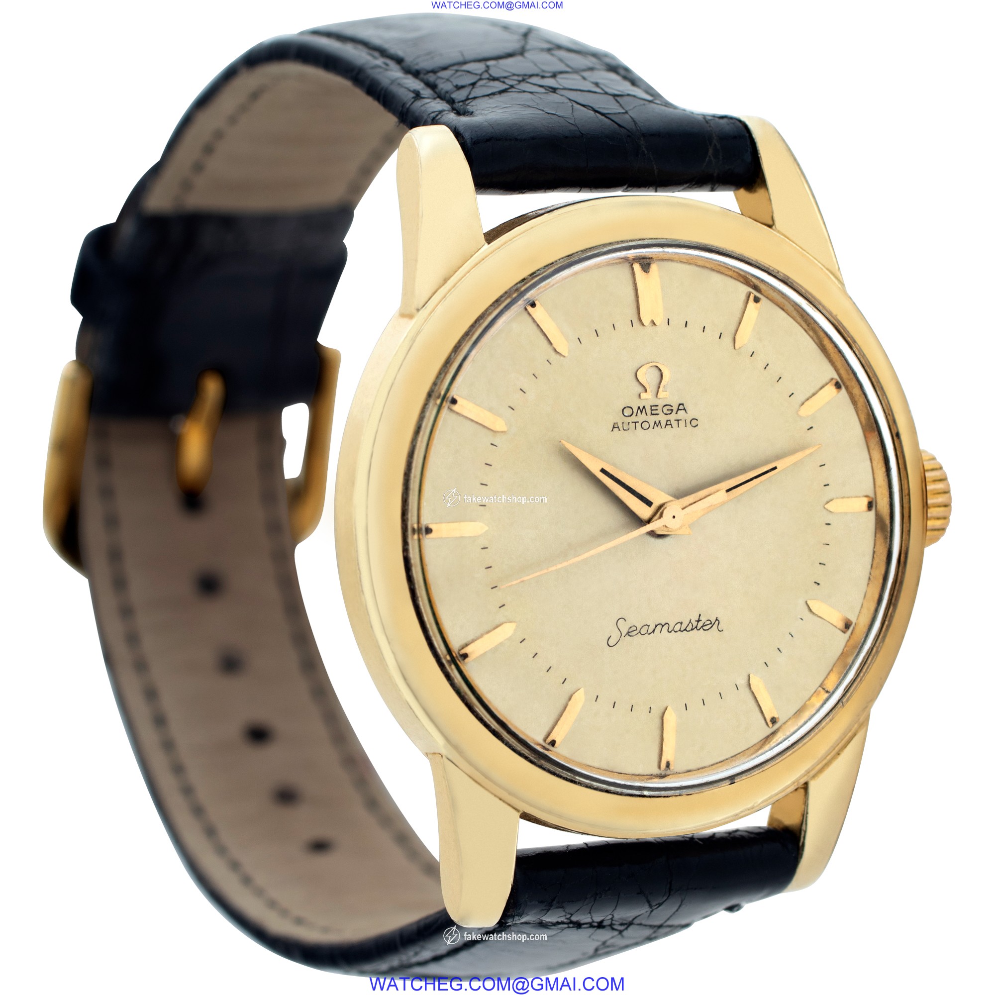 Omega Omega 3850 Seamaster Automatic Unisex Gold Plate 4