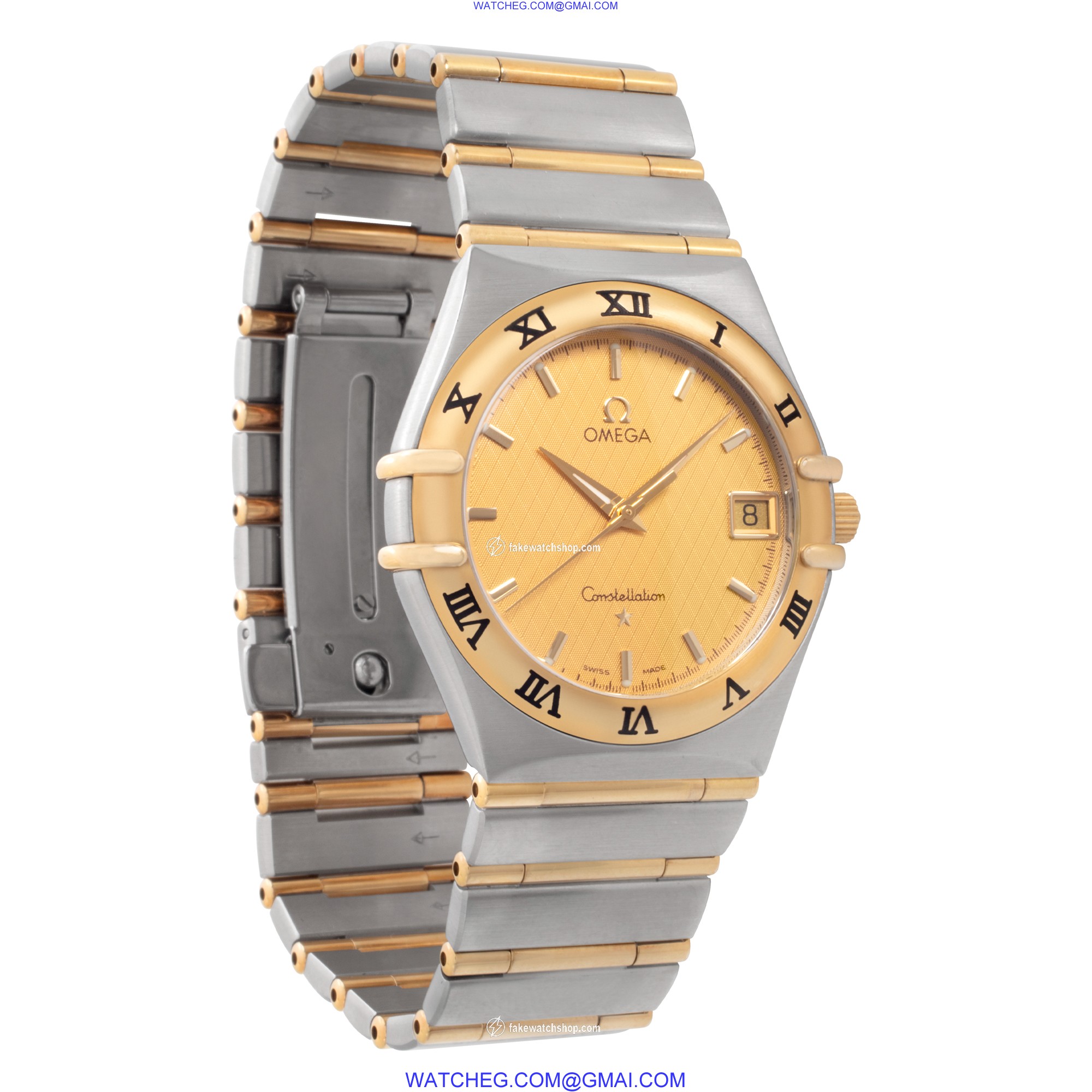 Omega 1212.30.00 Constellation Quartz Unisex 18k gold & Stainless Steel 4