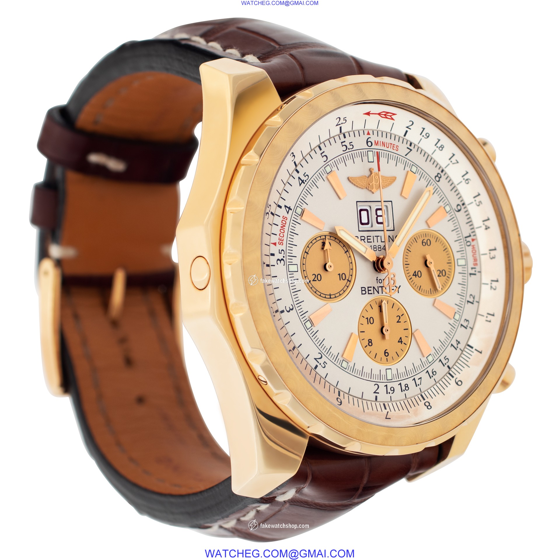 Breitling h44363 Bentley 6.75 Automatic Male 18k rose gold 4
