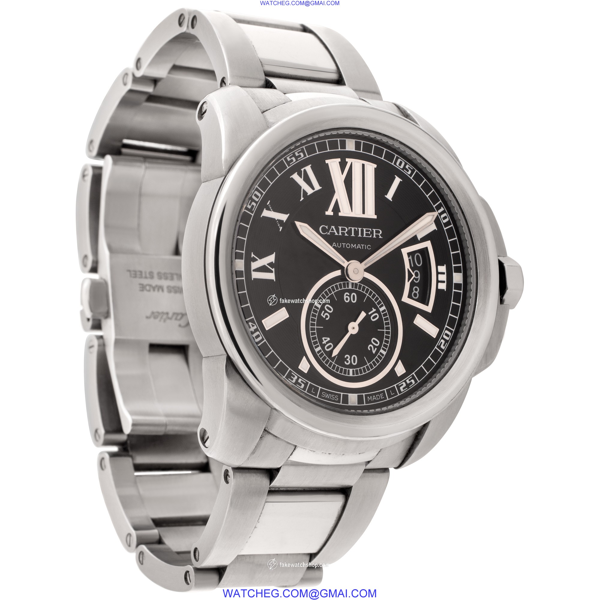 Cartier W7100016 Calibre Automatic Male Stainless Steel 4