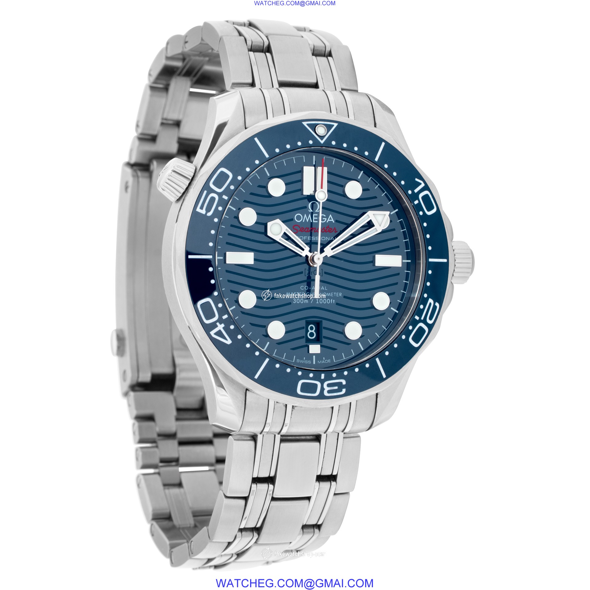 Omega 21030422003001 Seamaster Co-Axial Automatic Male Stainless Steel 4