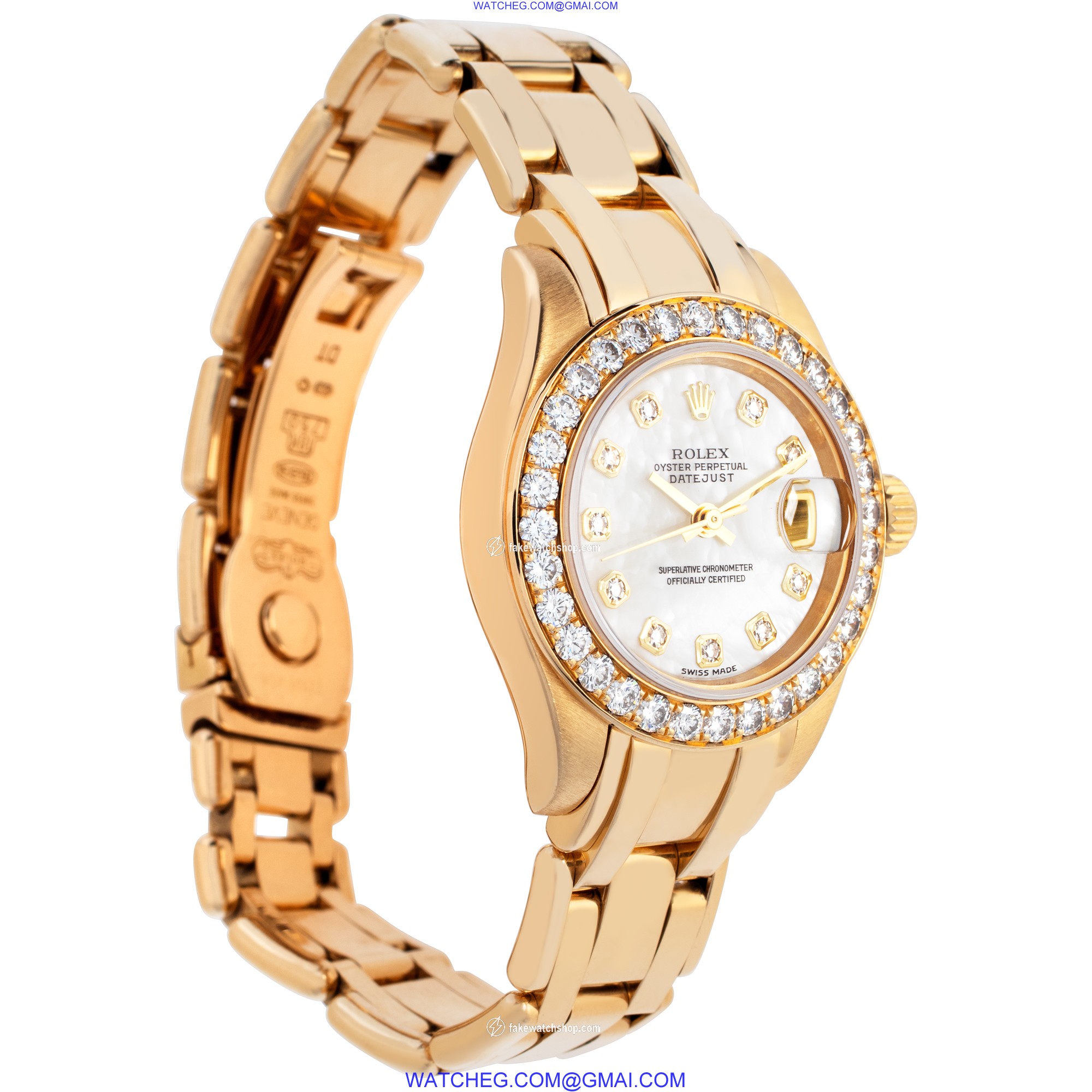 Rolex 80298 Pearlmaster Automatic Female 18k yellow gold 4