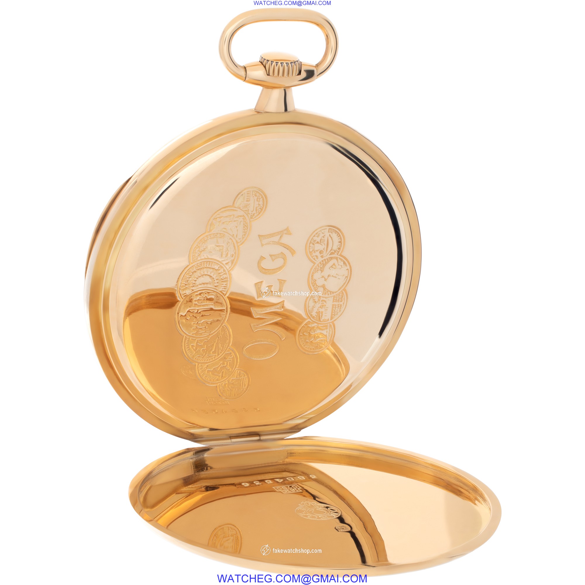Omega Omega 3863 pocket watch Manual Unisex 18k yellow gold 4