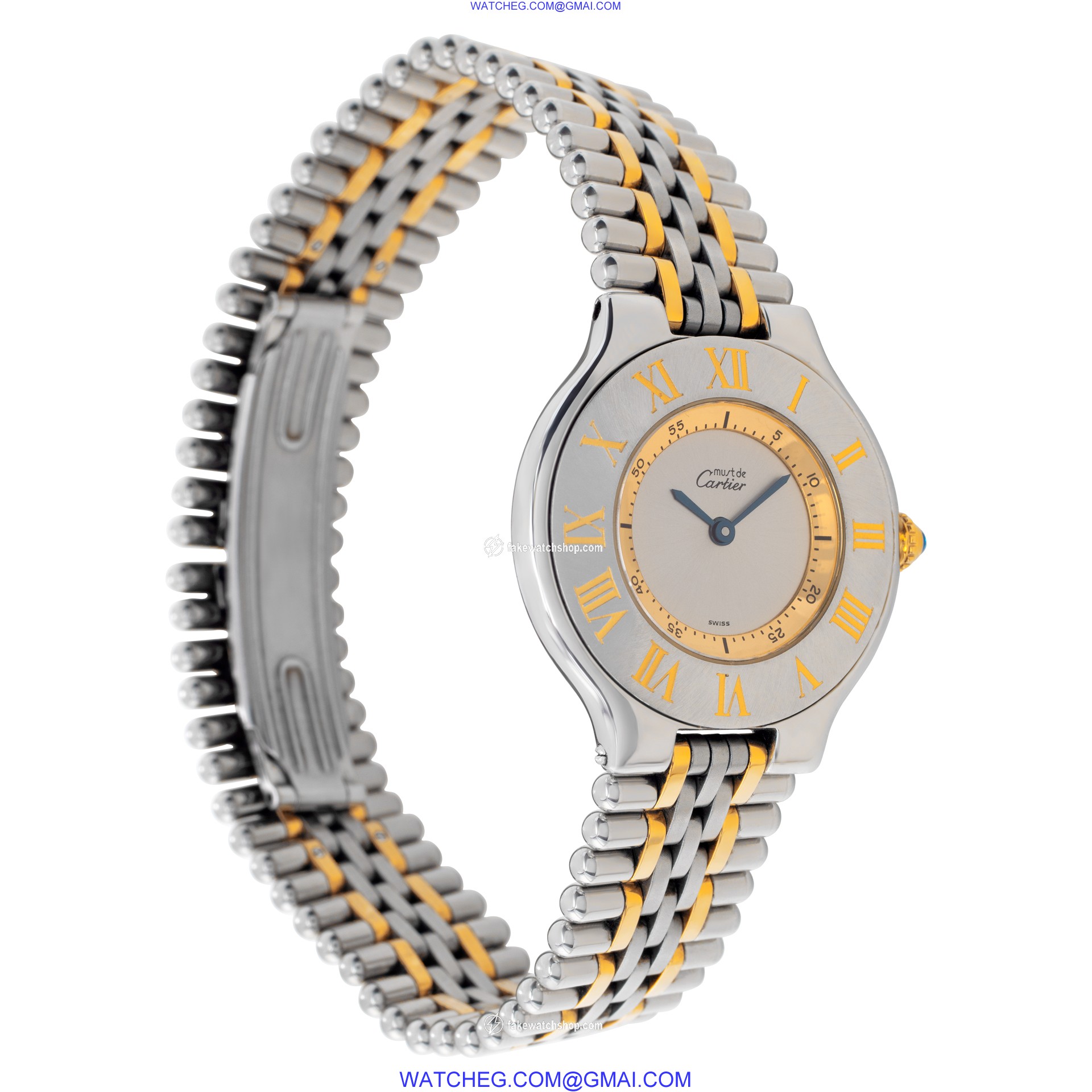 Cartier 1330 Must de Quartz Female Stainless Steel 4