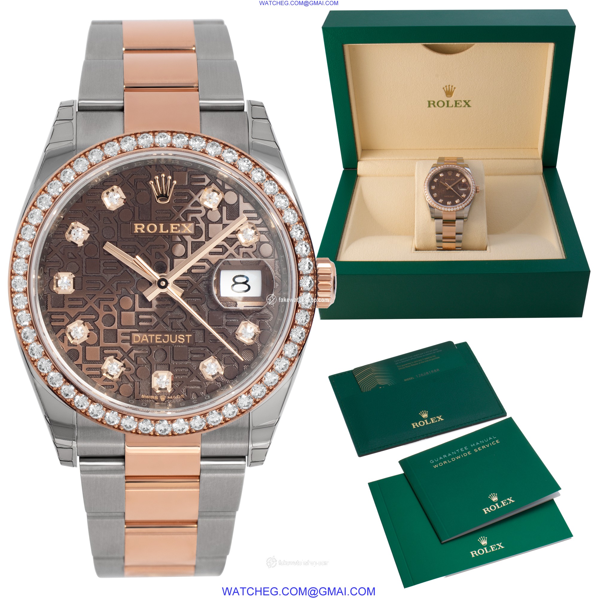 Rolex 126281RBR Datejust Automatic Unisex Stainless Steel 4