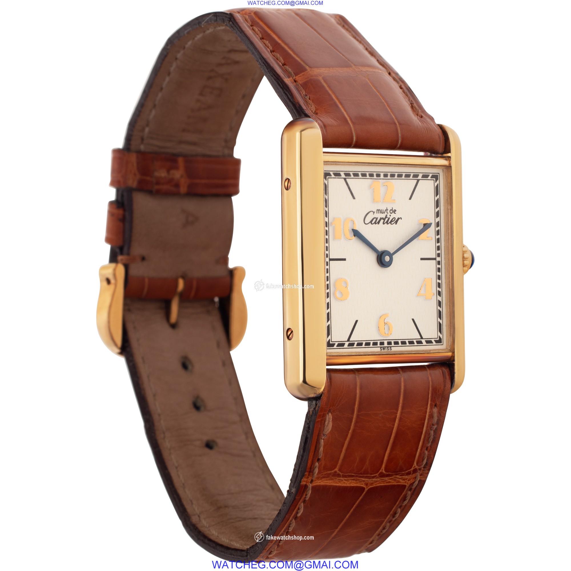 Cartier 161725 Tank Quartz Female plaque 4