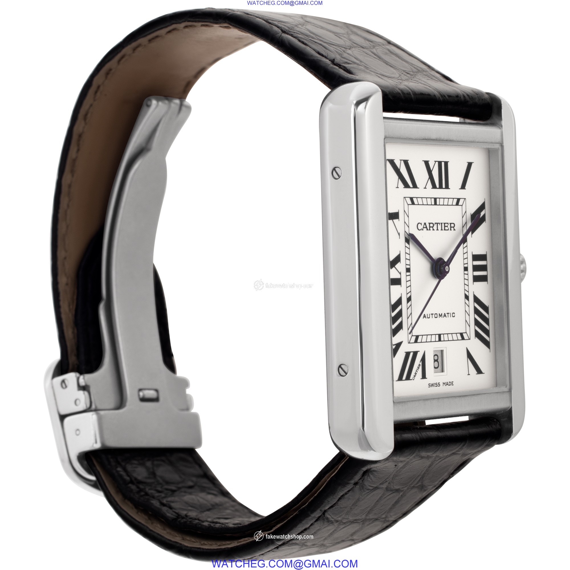 Cartier W5200027 Tank Solo Automatic Male Stainless Steel 4