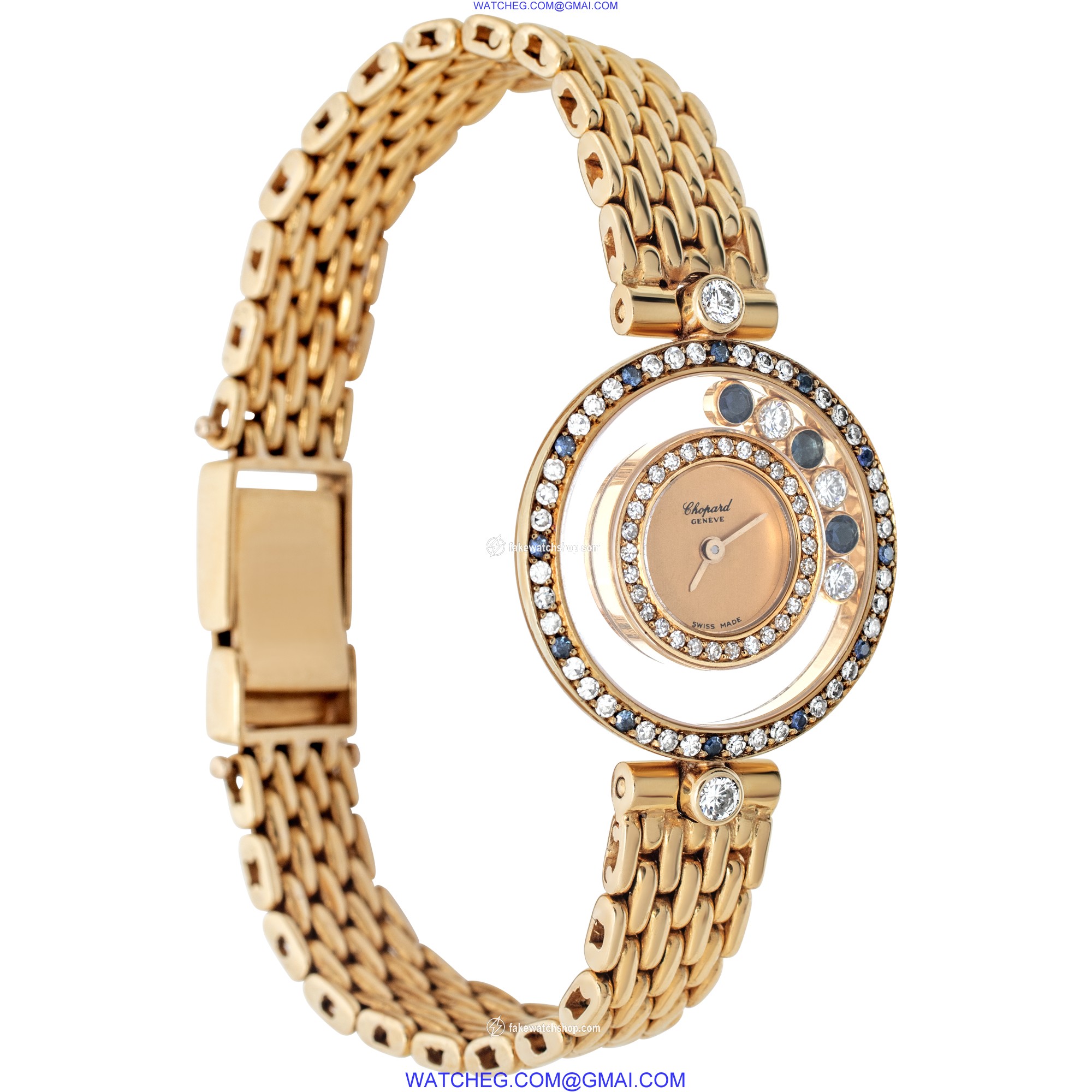 Chopard 295084103 Happy Diamond Quartz Female 18k yellow gold 4