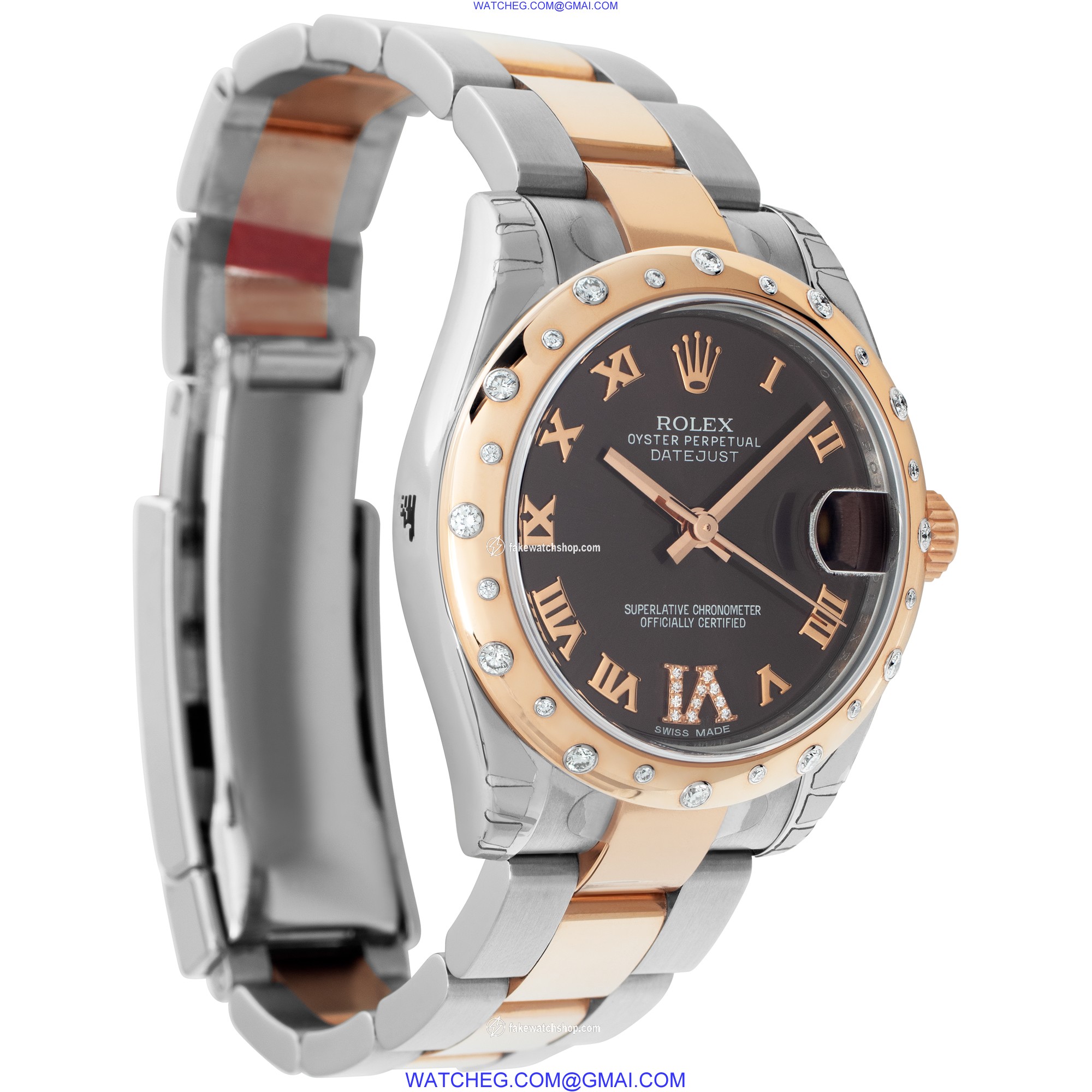 Rolex 178341 Datejust Automatic Female 18k rose gold & stainless steel 4